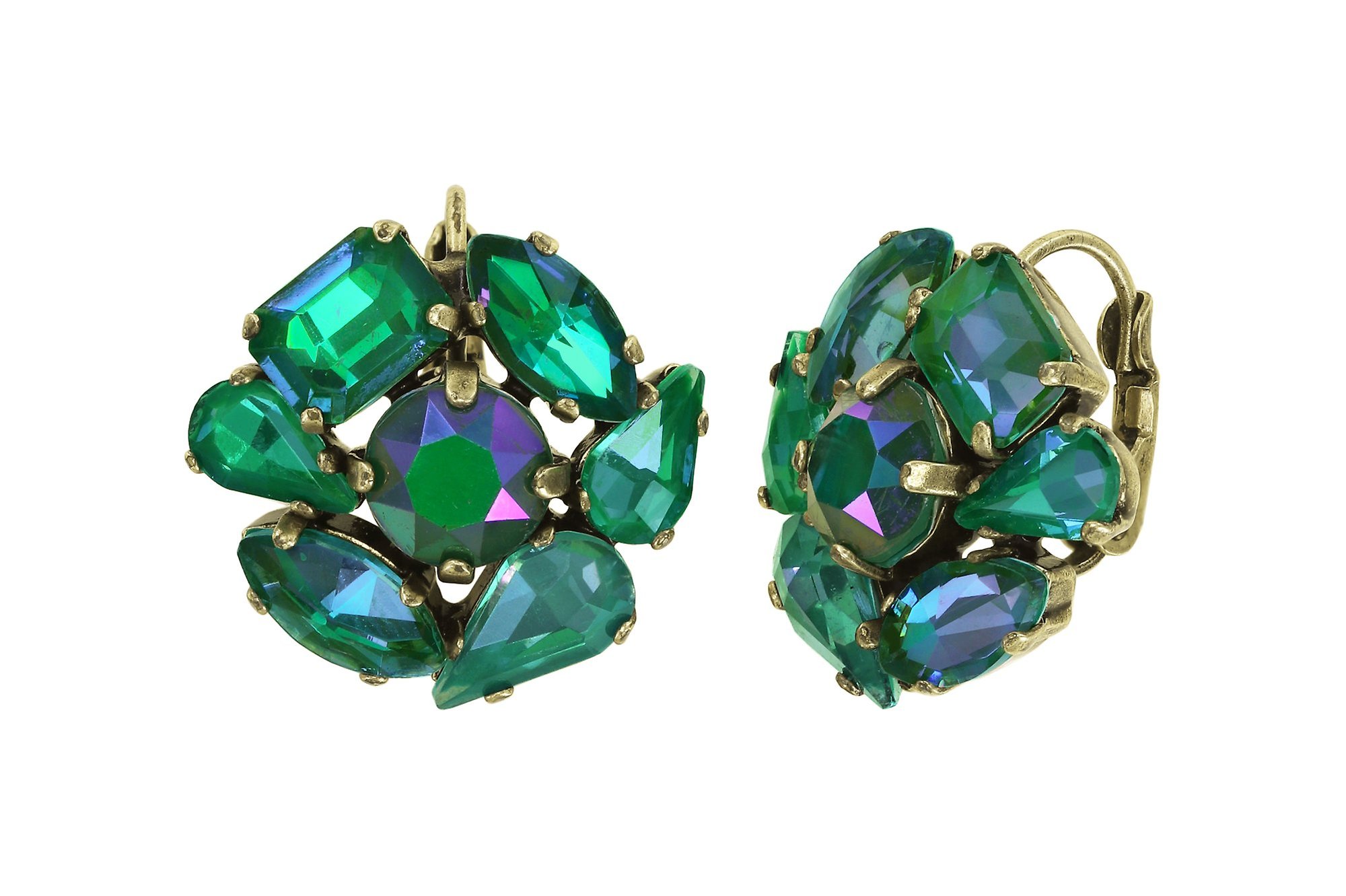 image pour Boucles d'oreilles Eurowire Afternoon Tea de Luxe Vert  