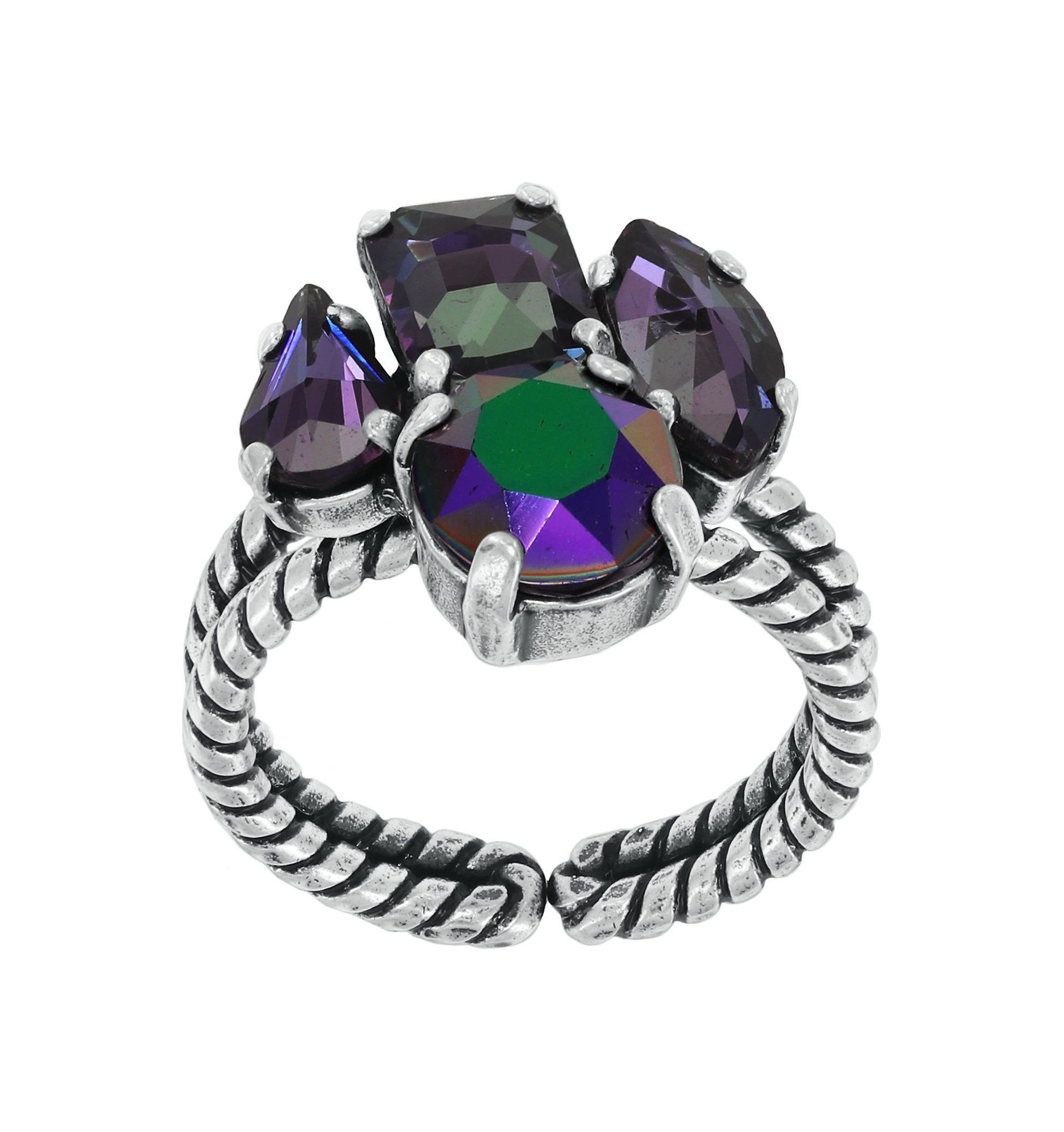 image pour Anneau Afternoon Tea de Luxe Noir / Lila  