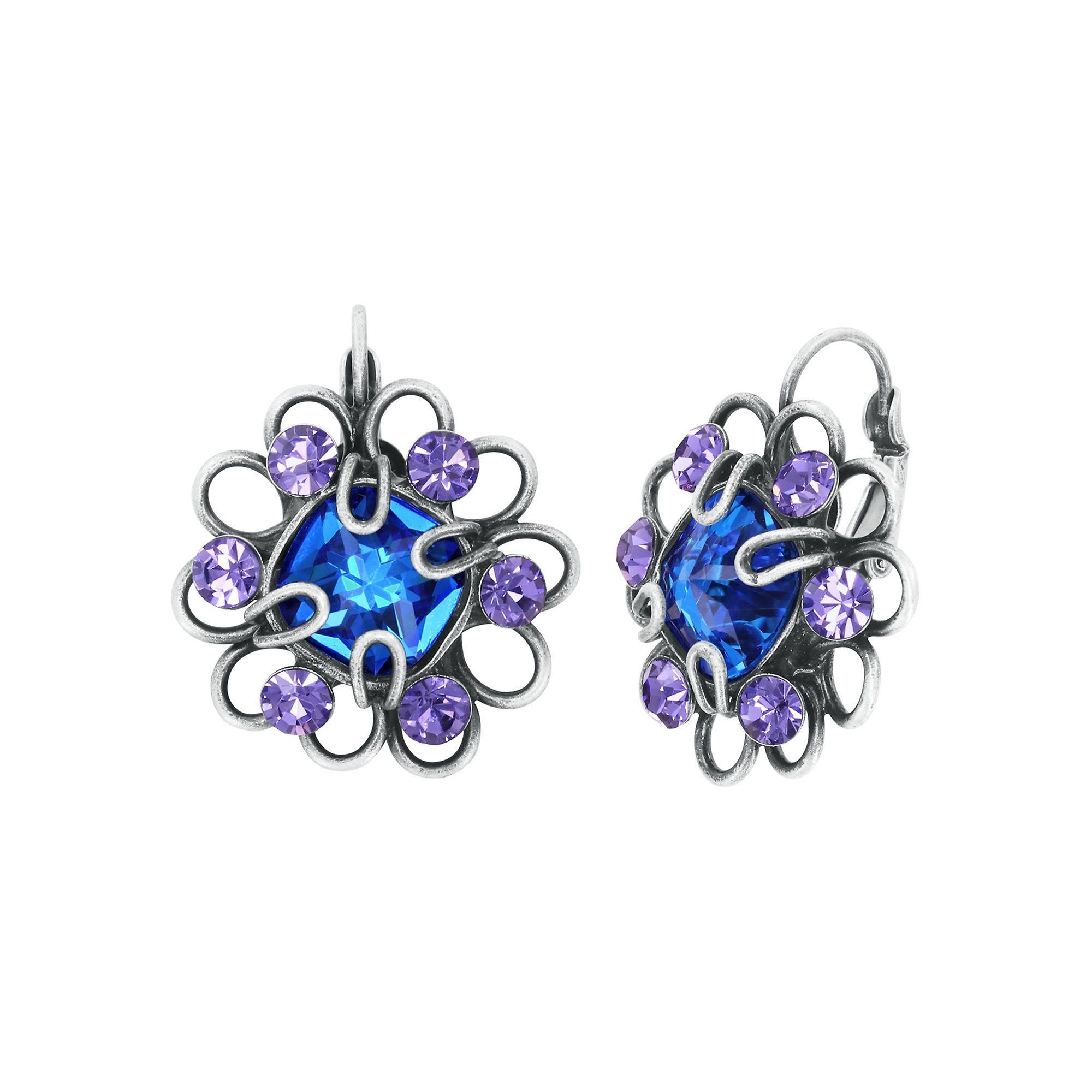 image for Earring Eurowire Gem Rocks Blue / Green  size XS