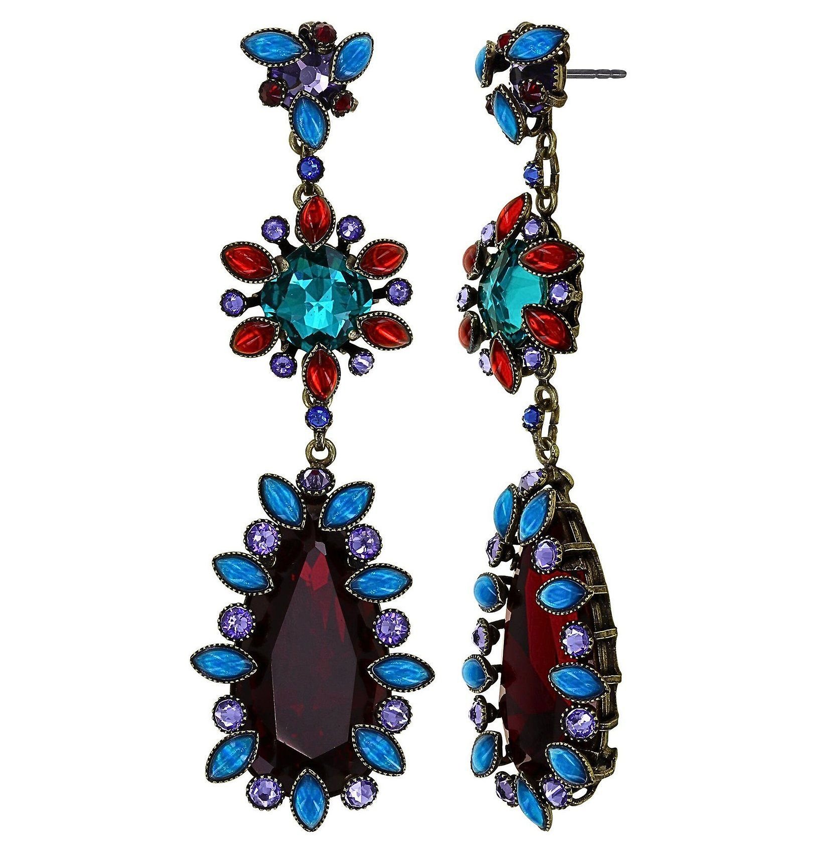 image for Earring Stud Dangling Alien Anemone Multi  size L