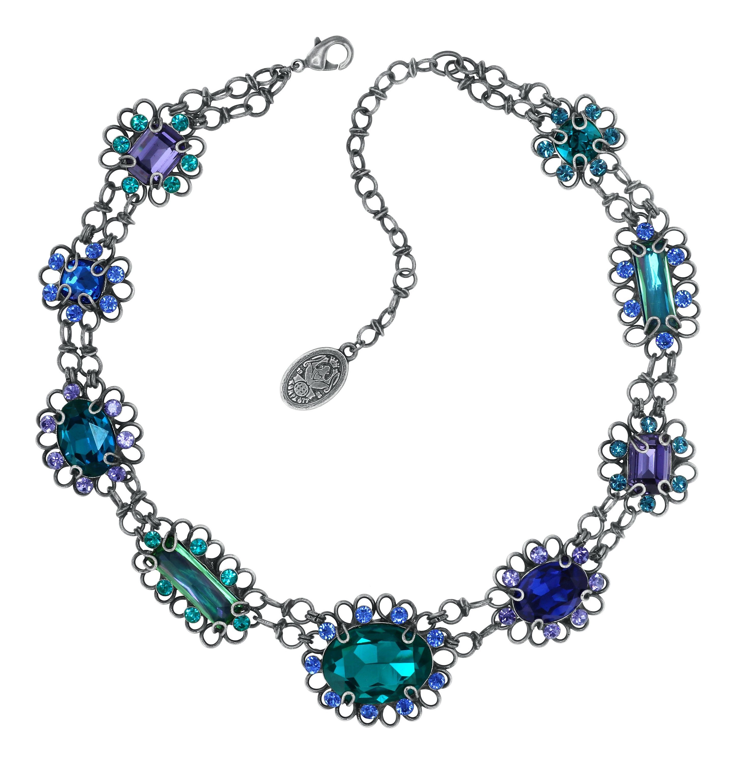 image pour Collier Gem Rocks Bleu / Vert  