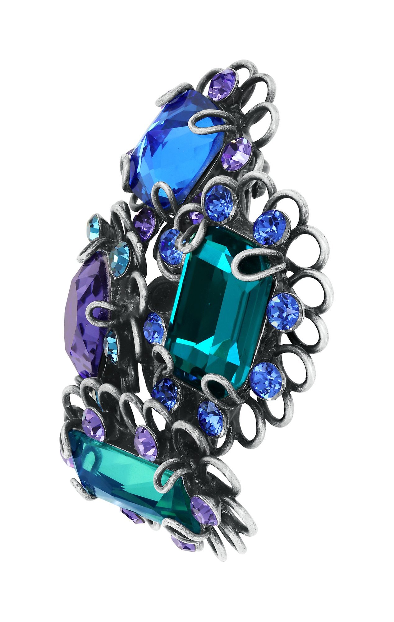 image for Brooch Gem Rocks Blue / Green  