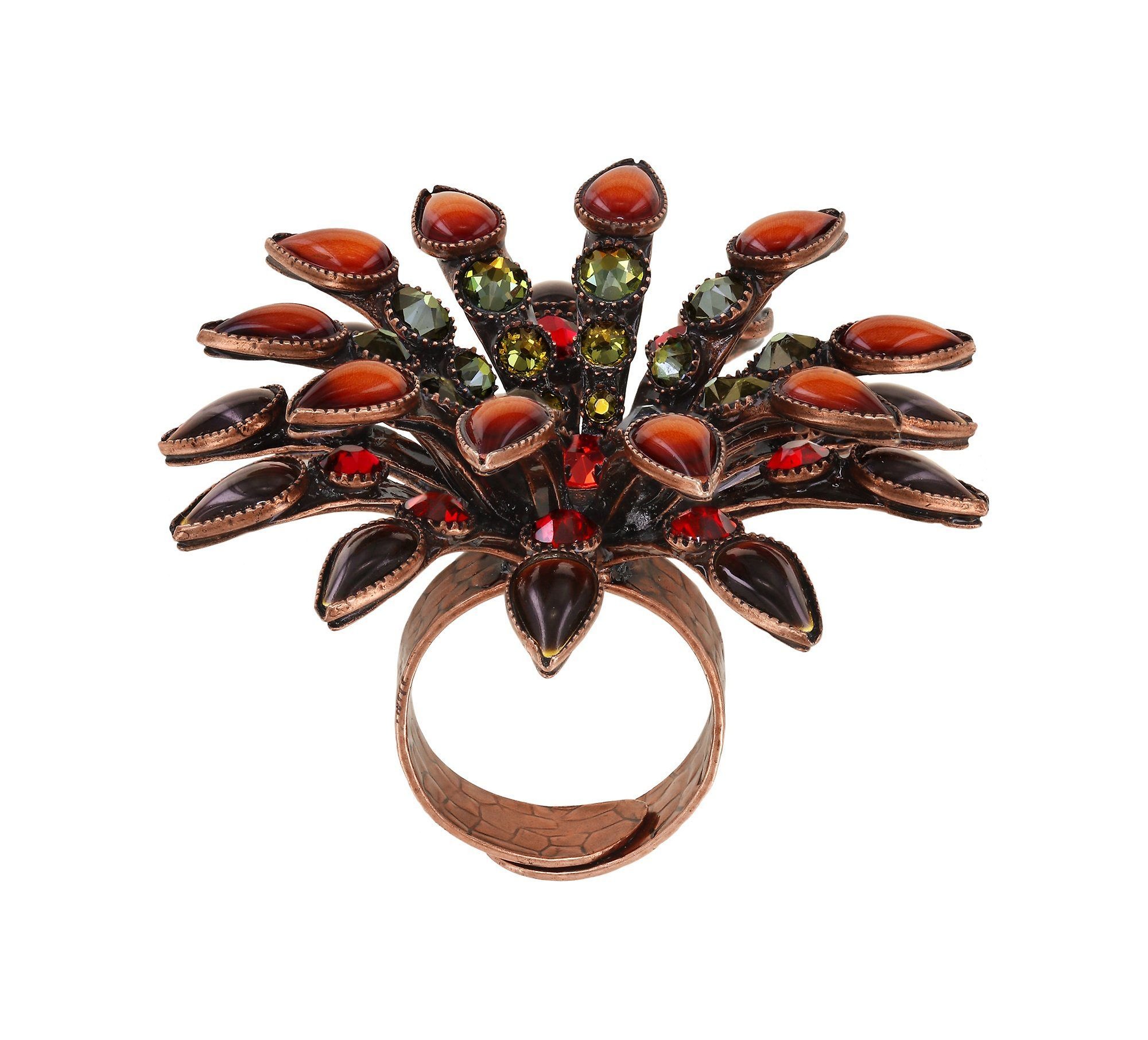 image pour Anneau Alien Anemone Orange  size XL