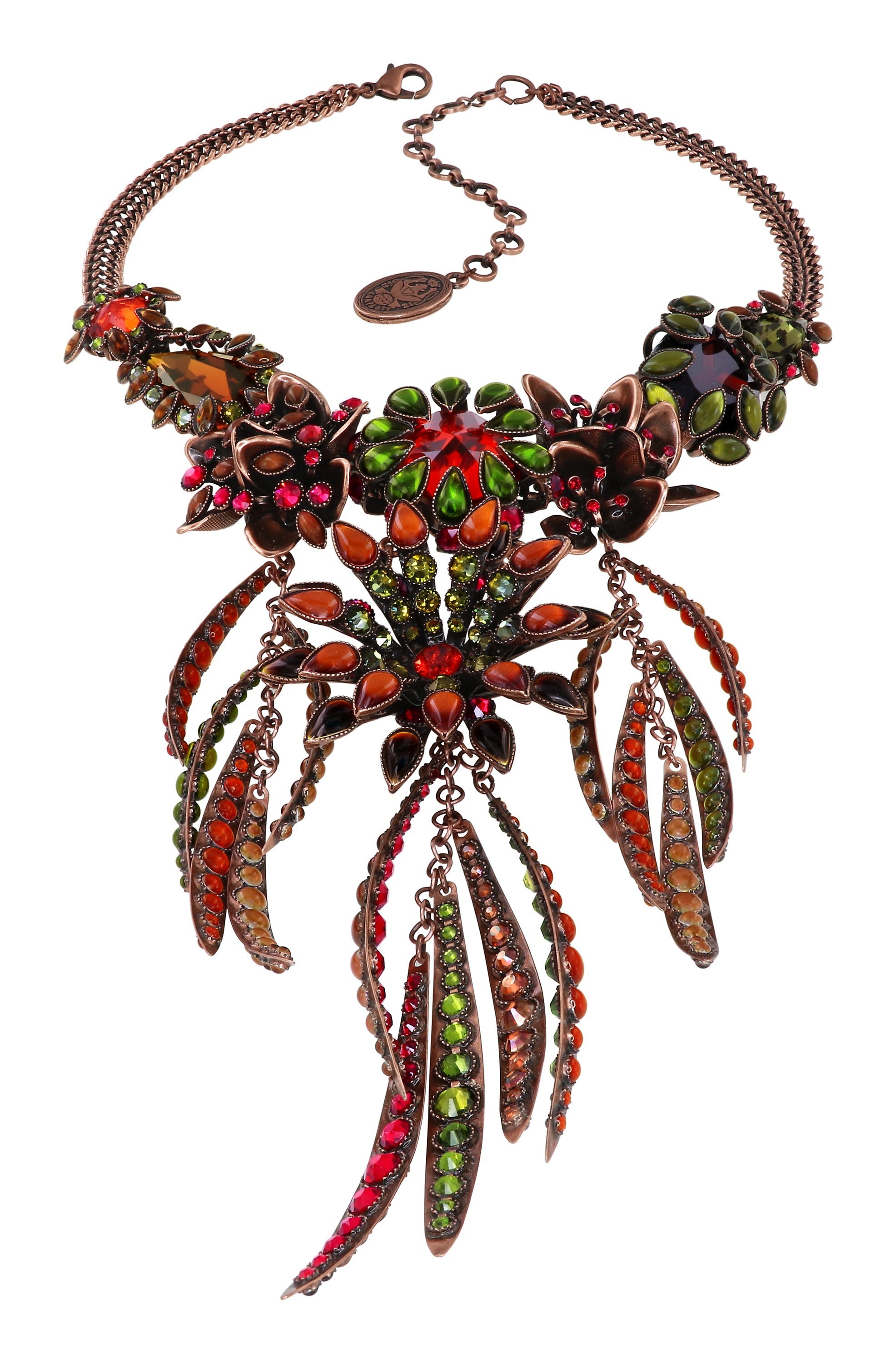 image for Necklace-Y Collier Alien Anemone Orange  