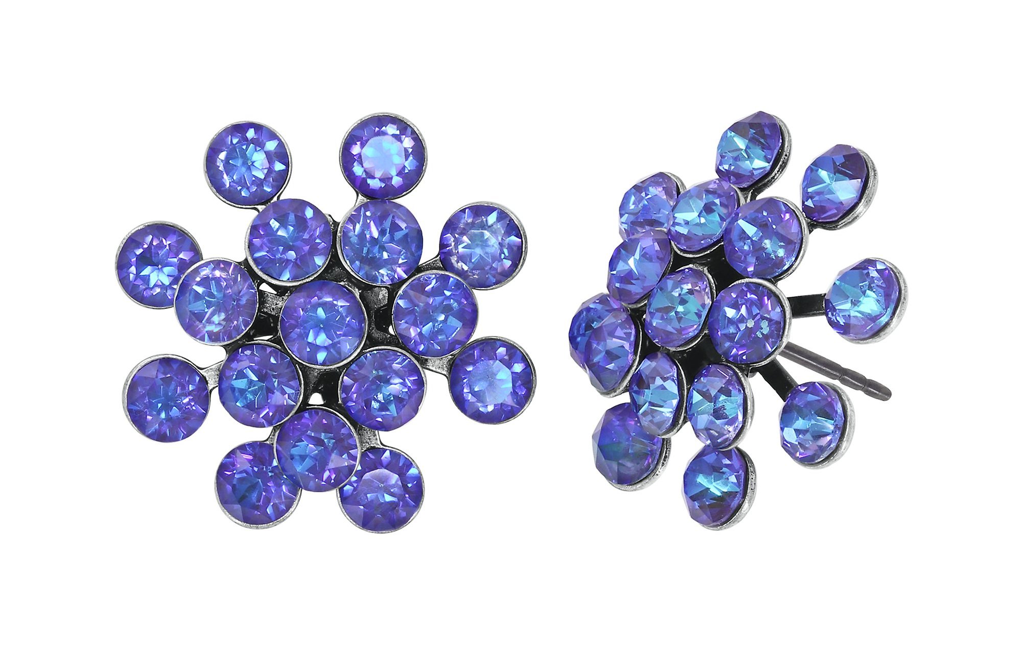 Bild für Ohrstecker Magic Fireball Blau / Lila  Classic Size (21mm Ø)