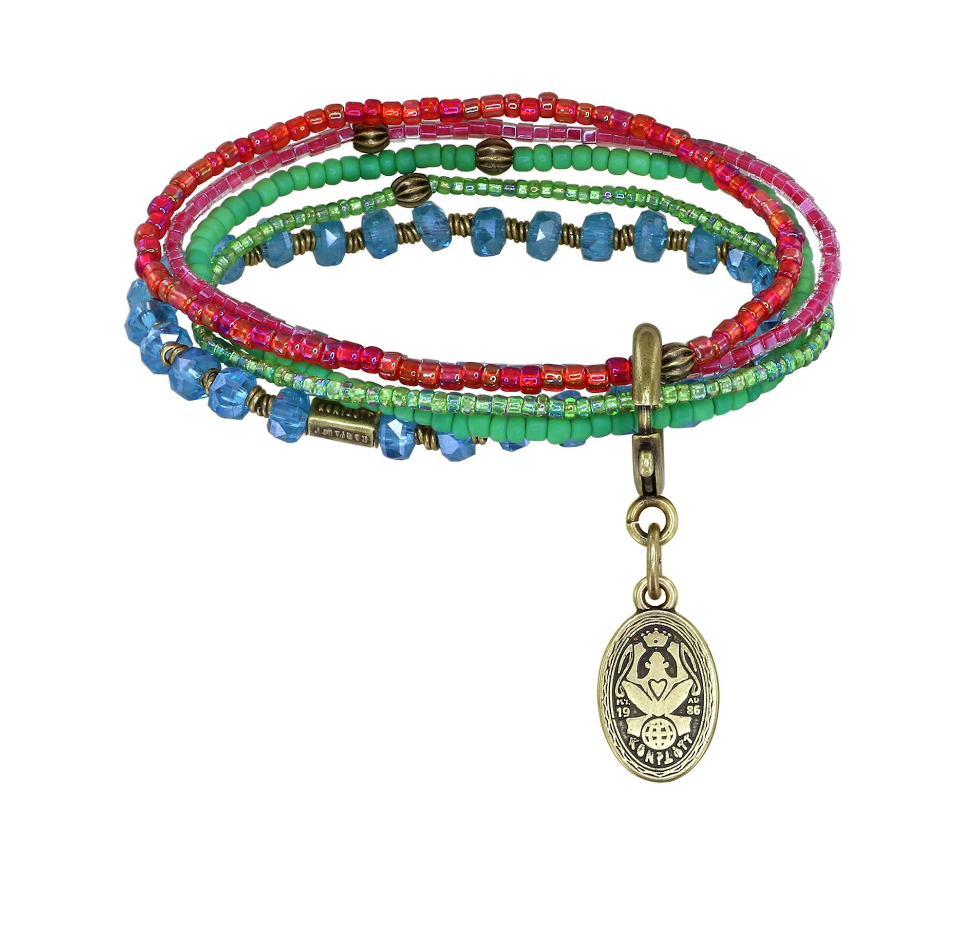 Bild für Armband elastisch Petit Glamour d´Afrique Multi  