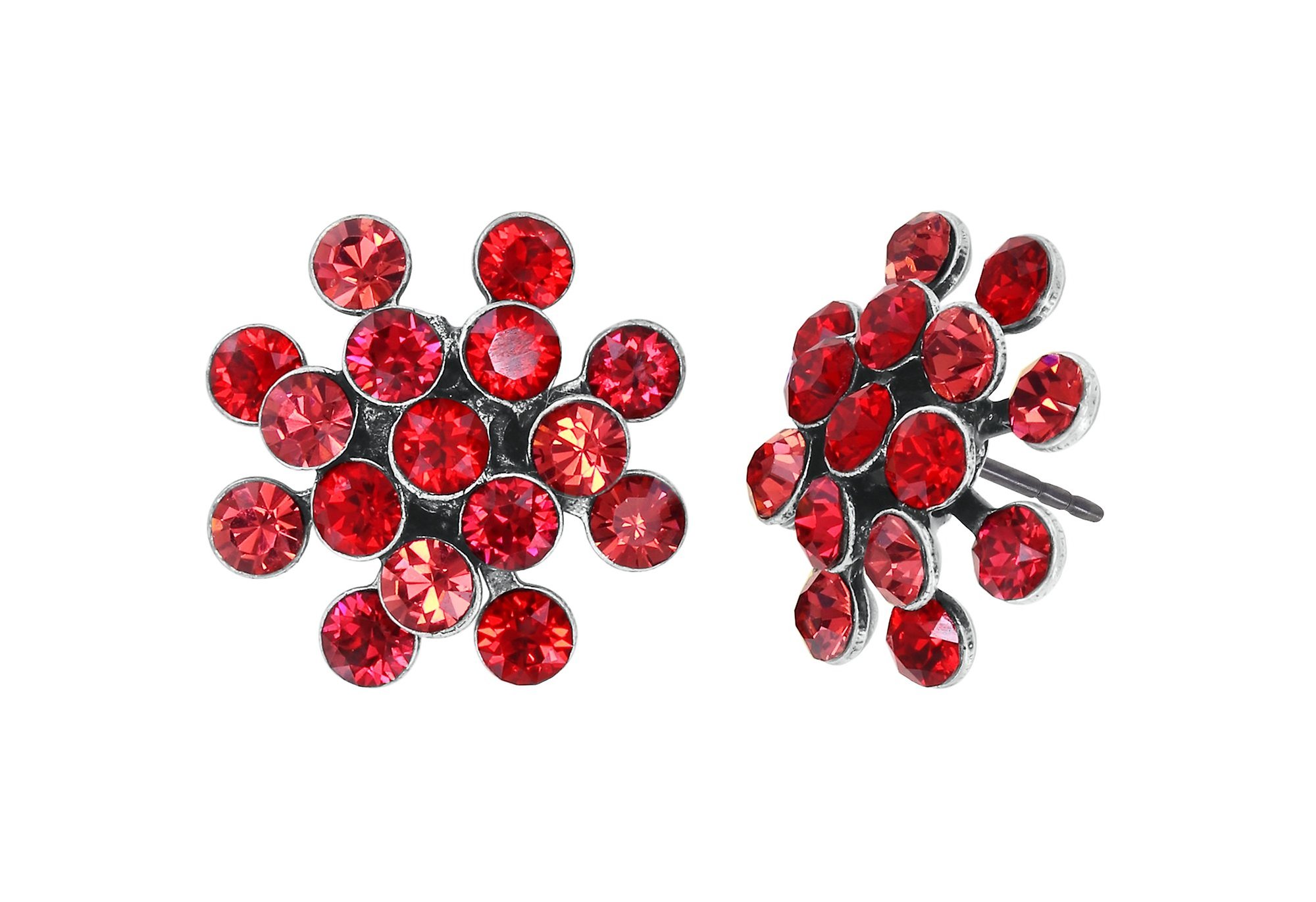 image pour Clou d'oreille Magic Fireball Coralline / Rouge  mini