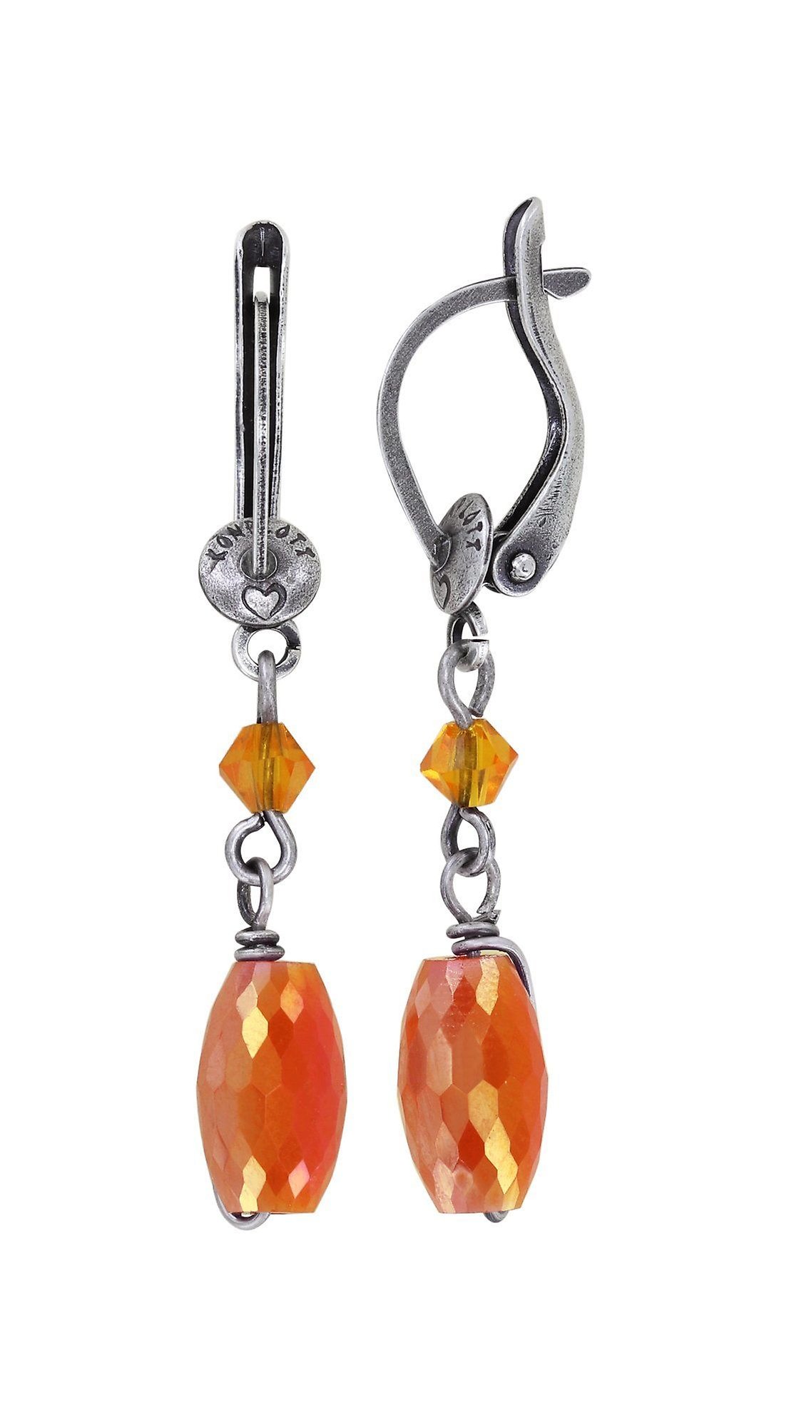 image pour Boucles d'oreilles pendantes Daily Desire Orange  