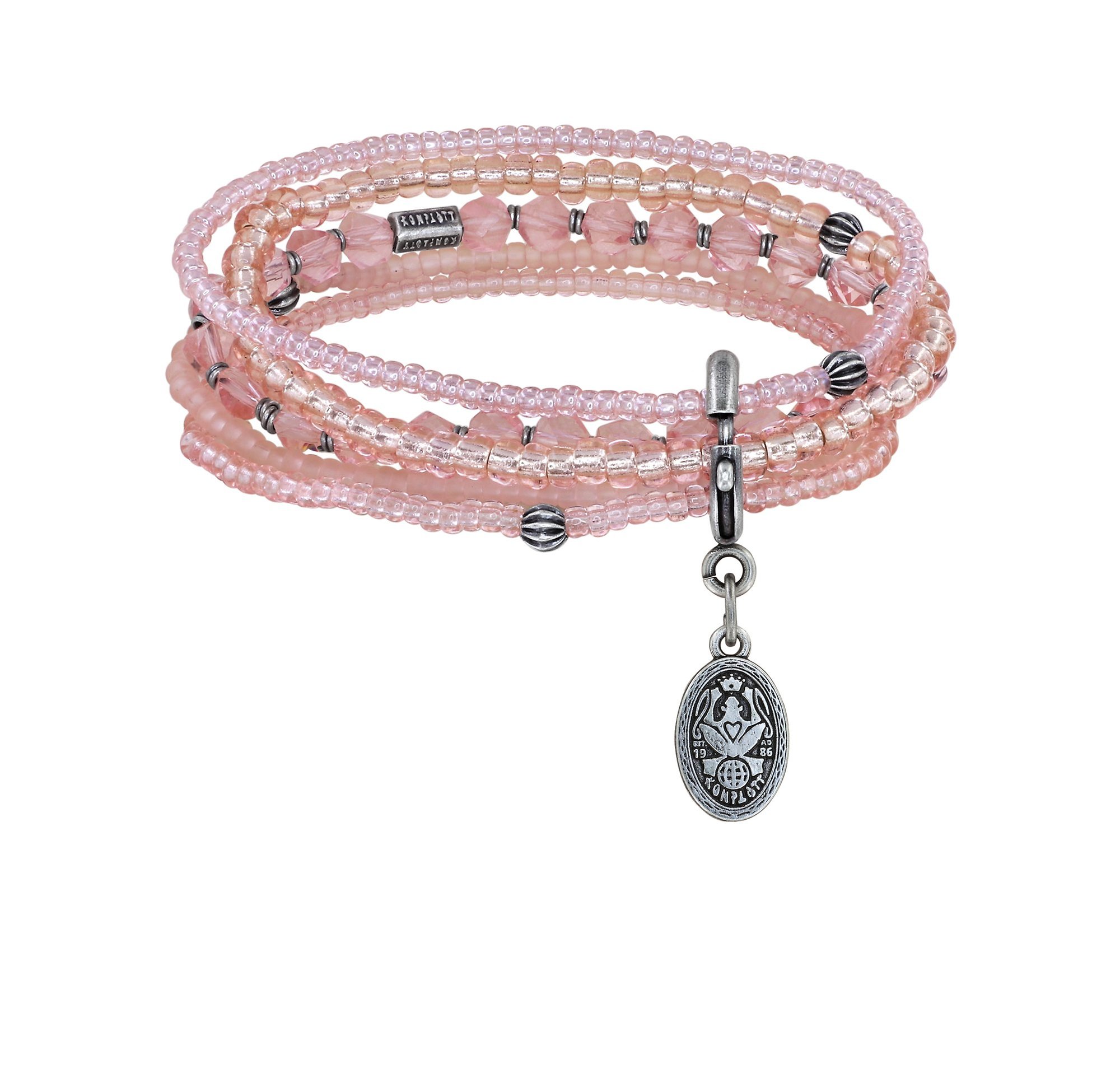 Bild für Armband elastisch Petit Glamour d´Afrique Pink  
