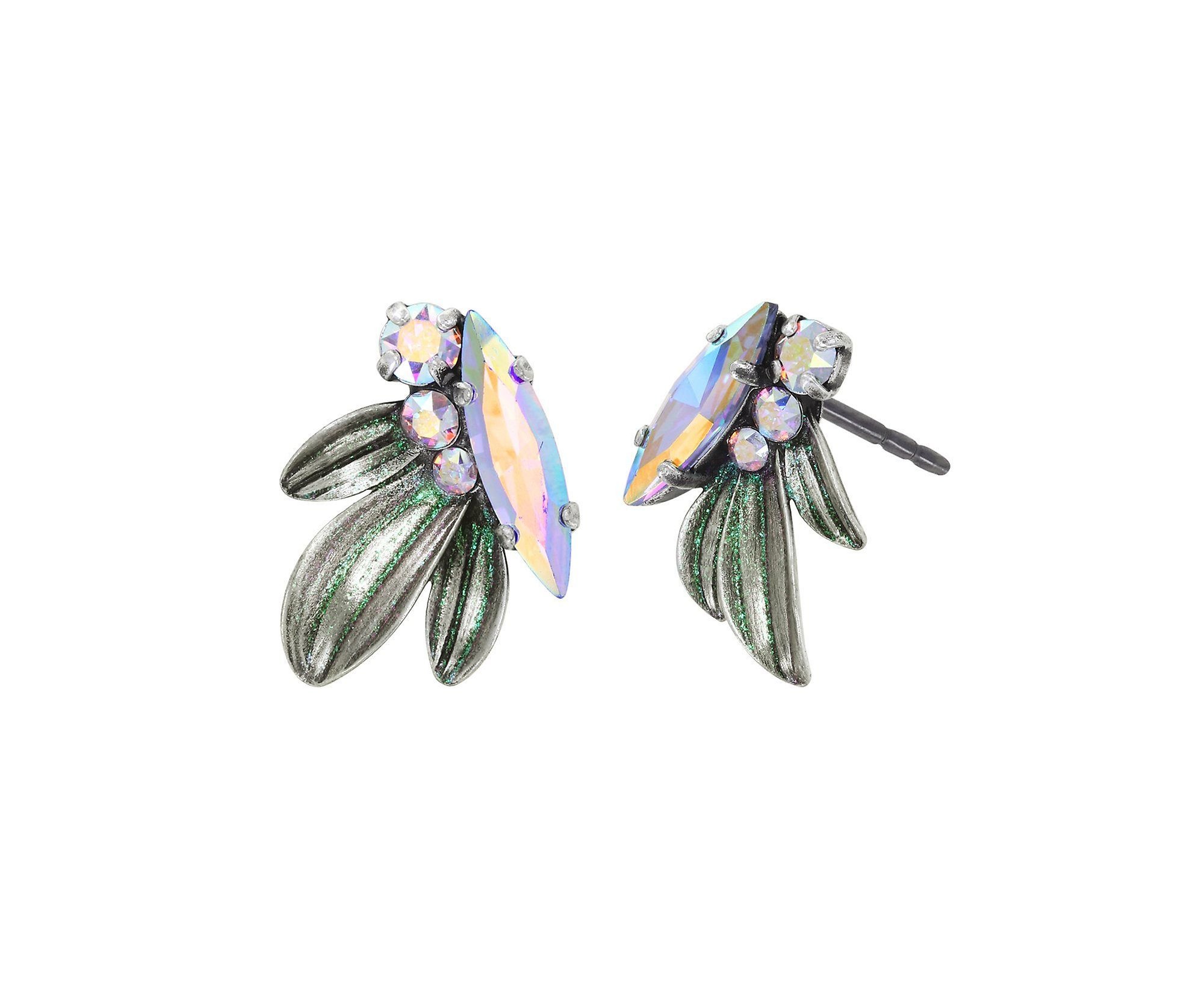 image pour Clou d'oreille IceForest Vert / Lila  