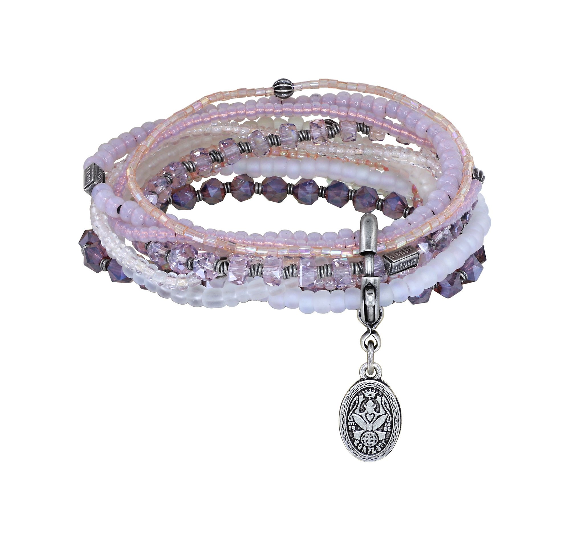 Bild für Armband elastisch Petit Glamour d´Afrique Lila  