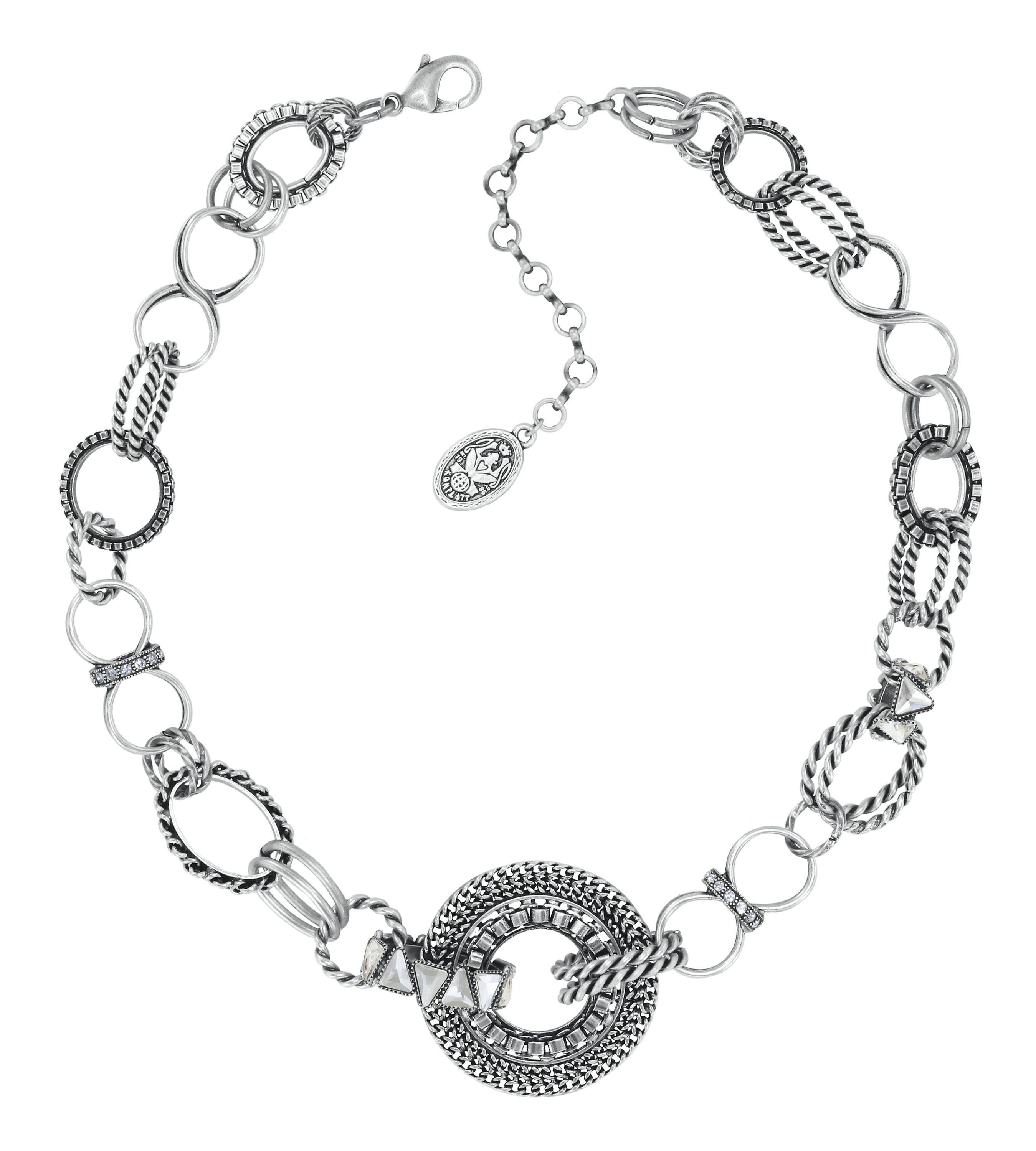 Bild für Halskette Rings & Rhythm Silber  