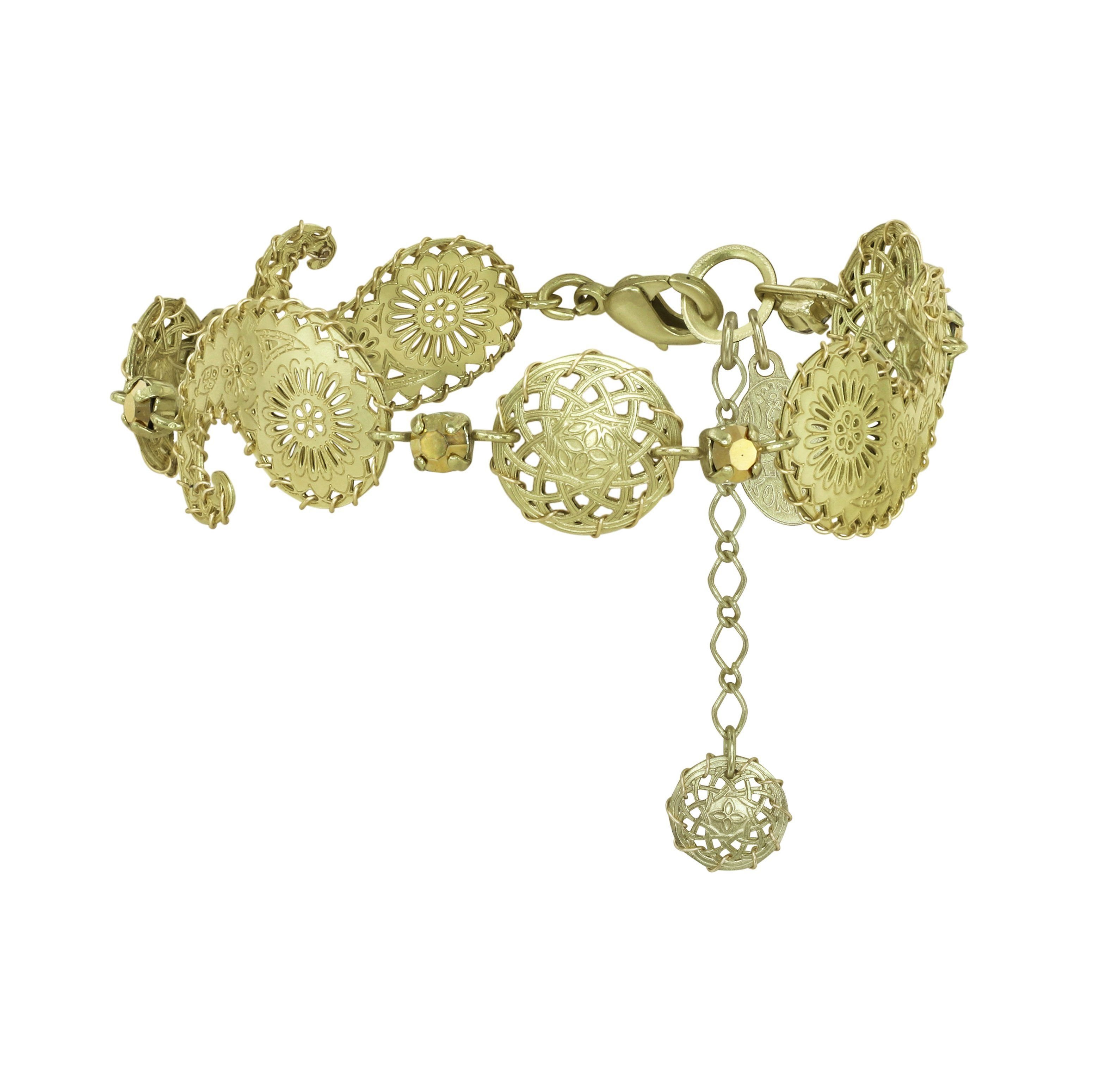 Bild für Armband Paisley Messing  Größe S