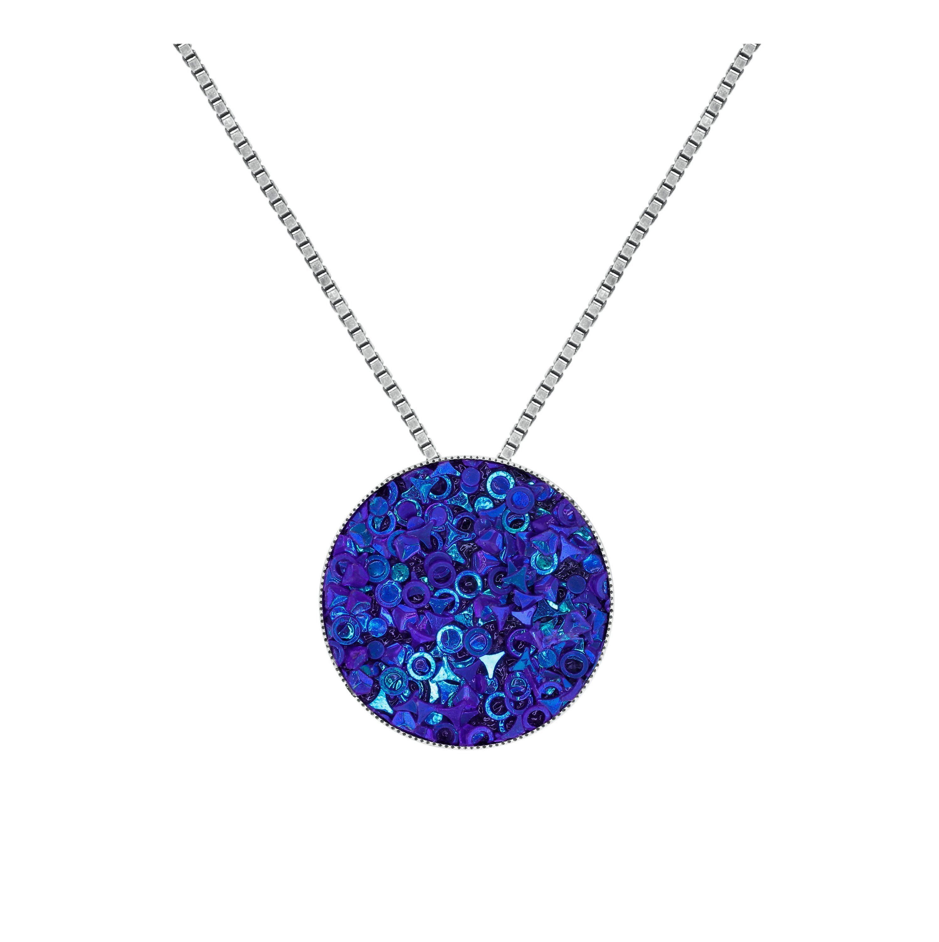 image pour Collier pendant Studio 54 Bleu / Lila  size L