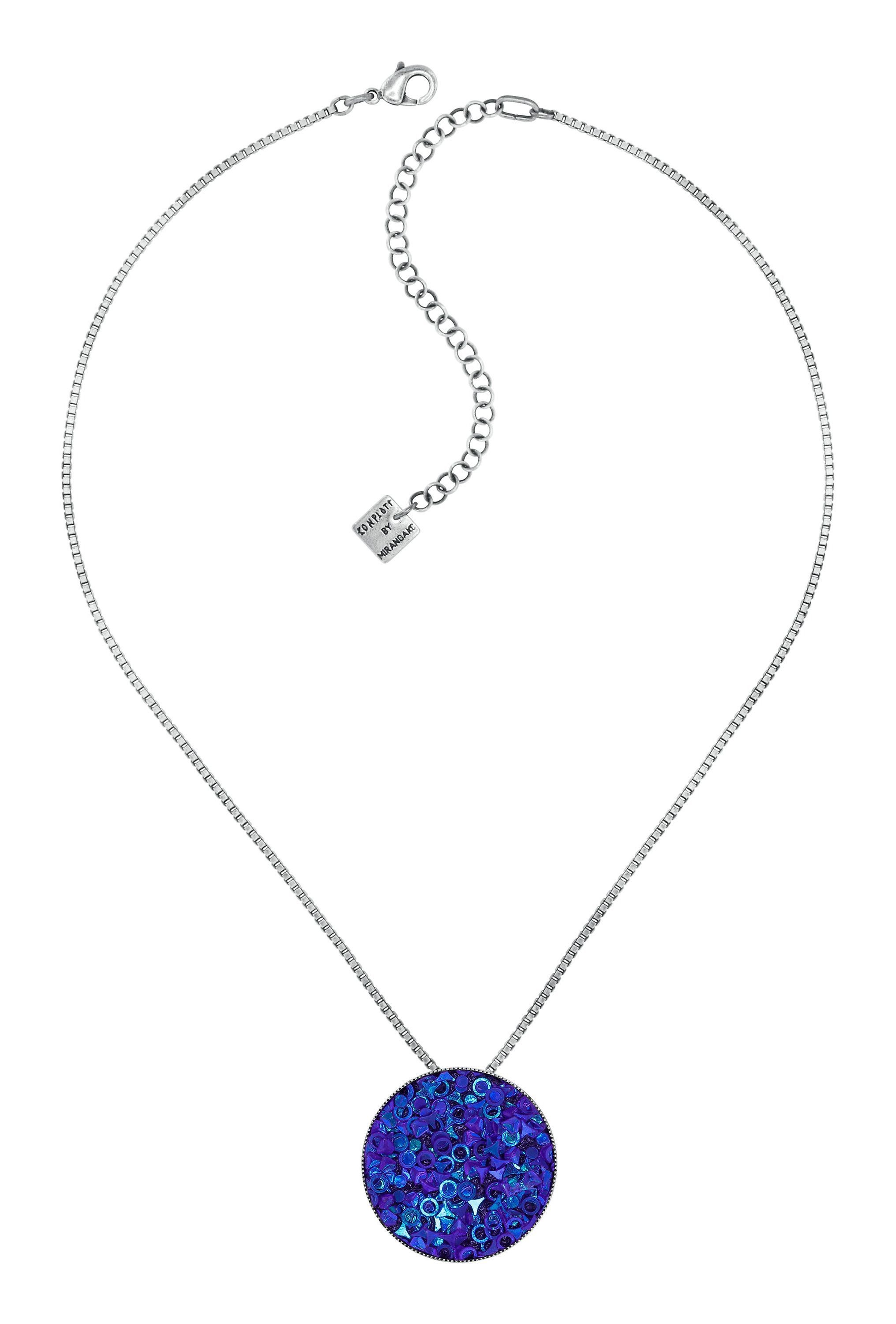 image for Necklace pendant Studio 54 Blue / Lila  size L