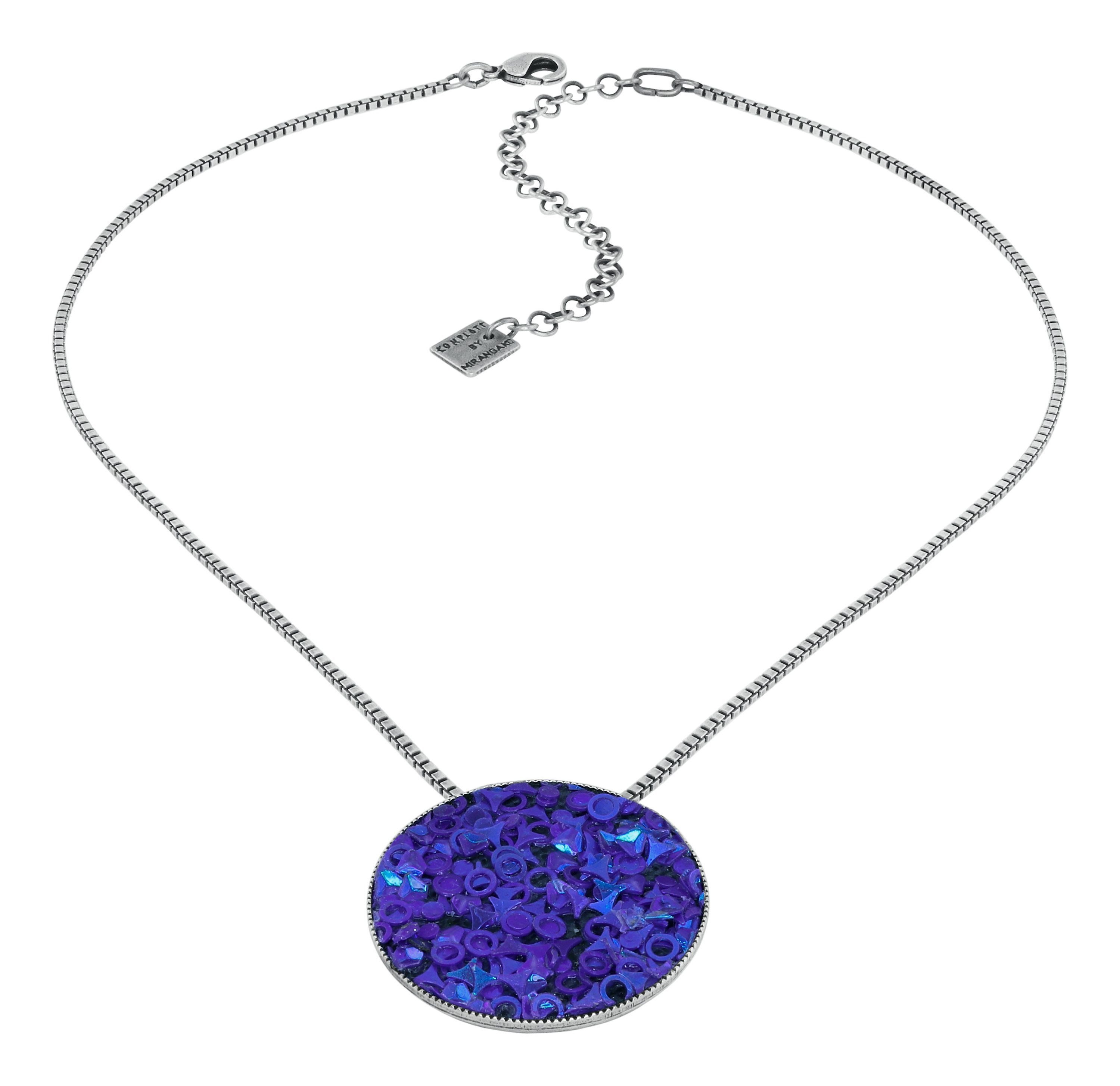 image pour Collier pendant Studio 54 Bleu / Lila  size L