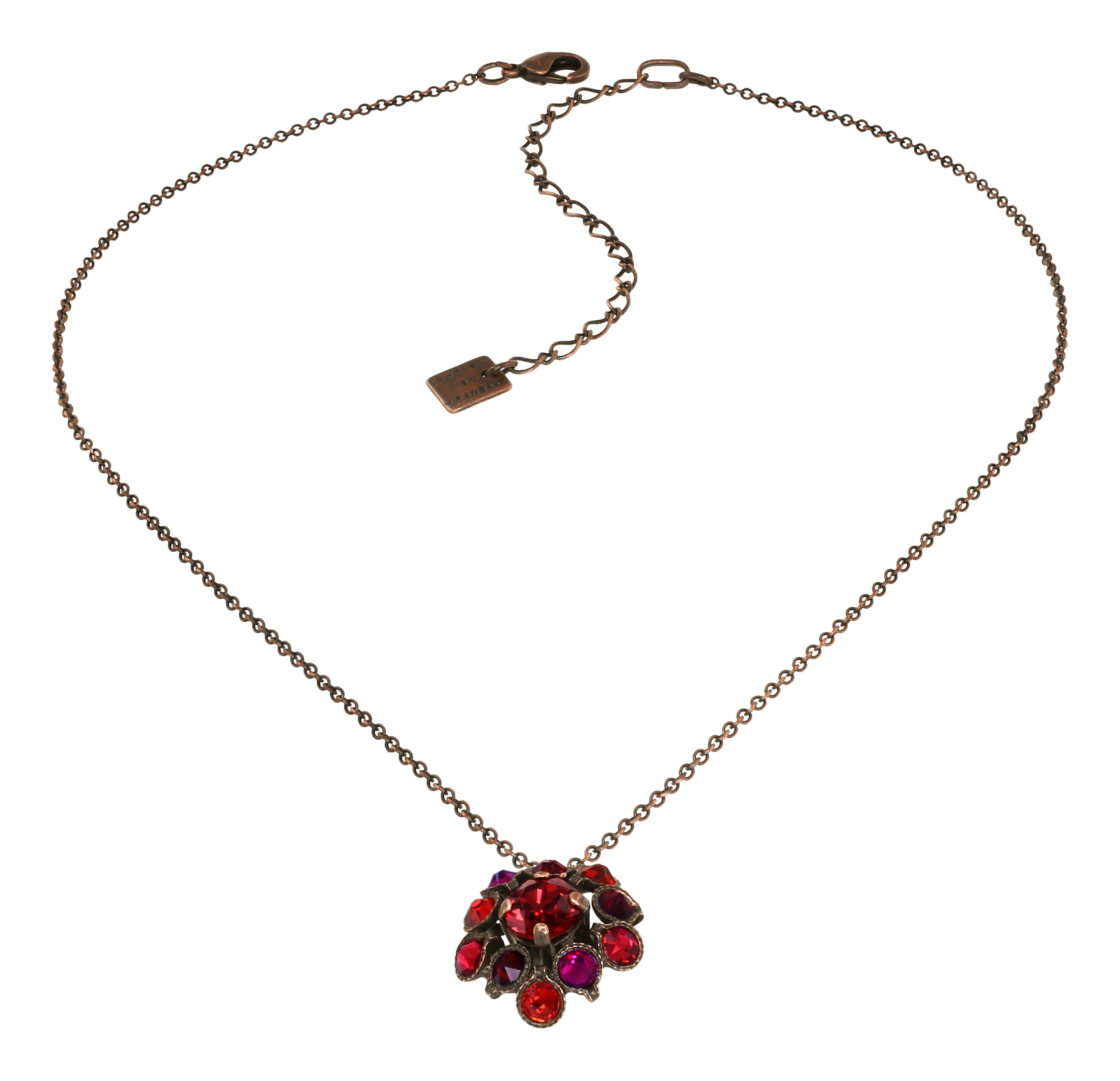 image for Necklace Pendant Caviar Treasure Red  