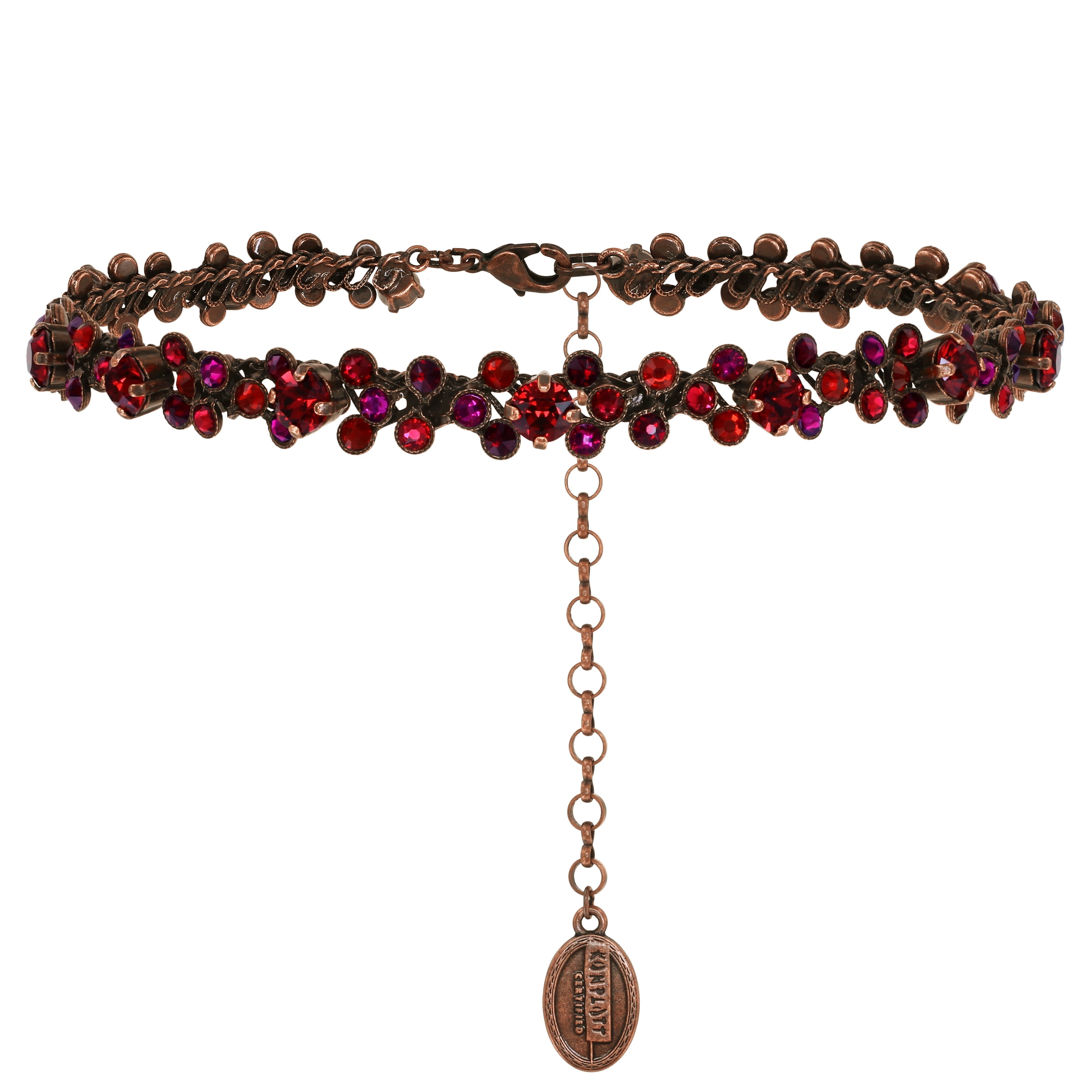 image for Necklace Choker Caviar Treasure Red  