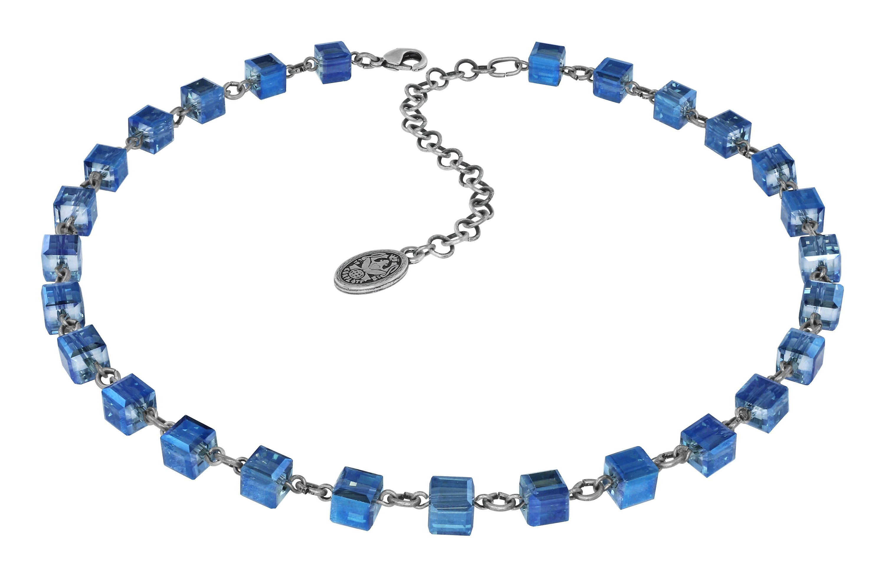 image pour Collier Cubes Bleu  
