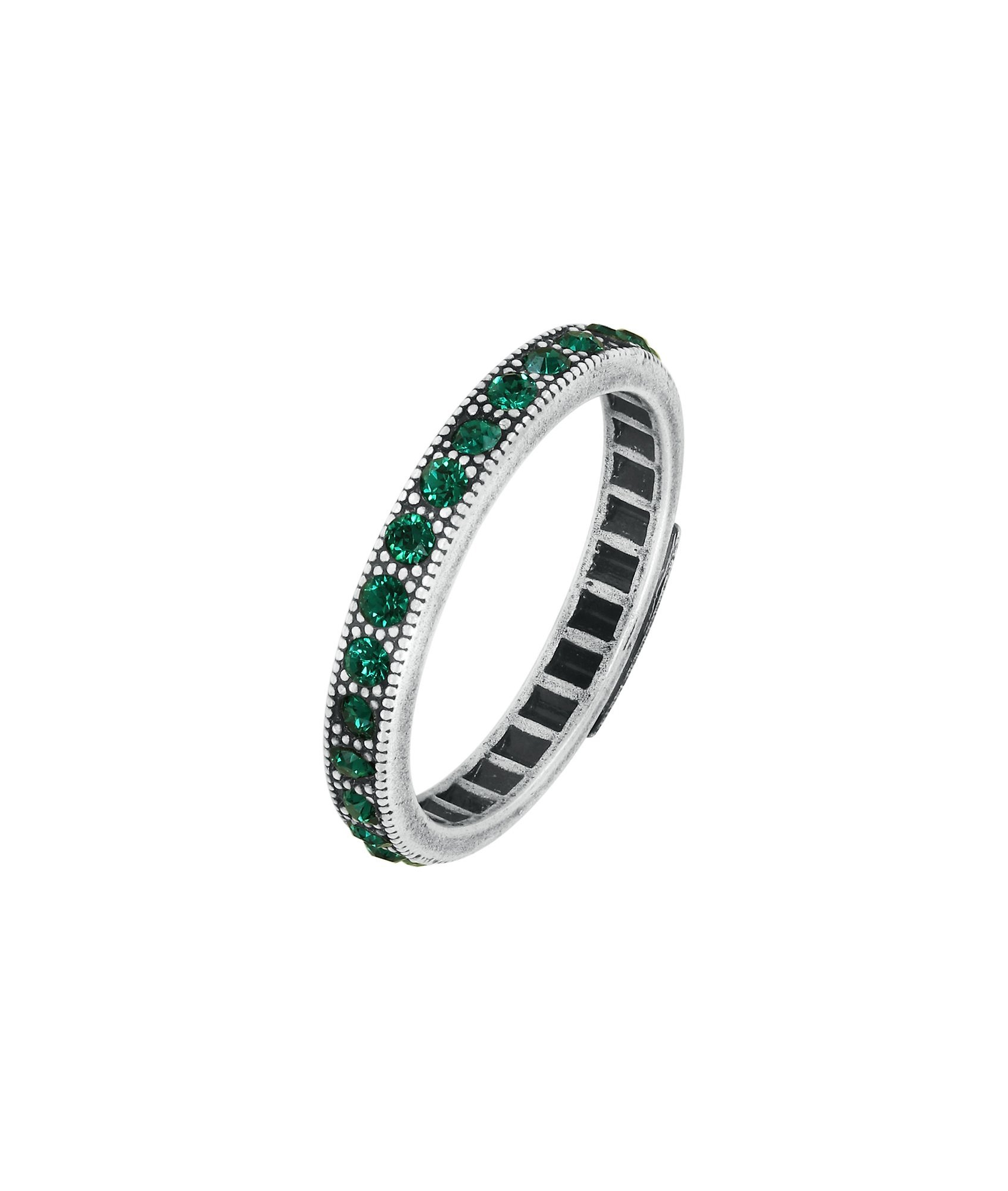 image for Ring Colour Ring Green emerald size M