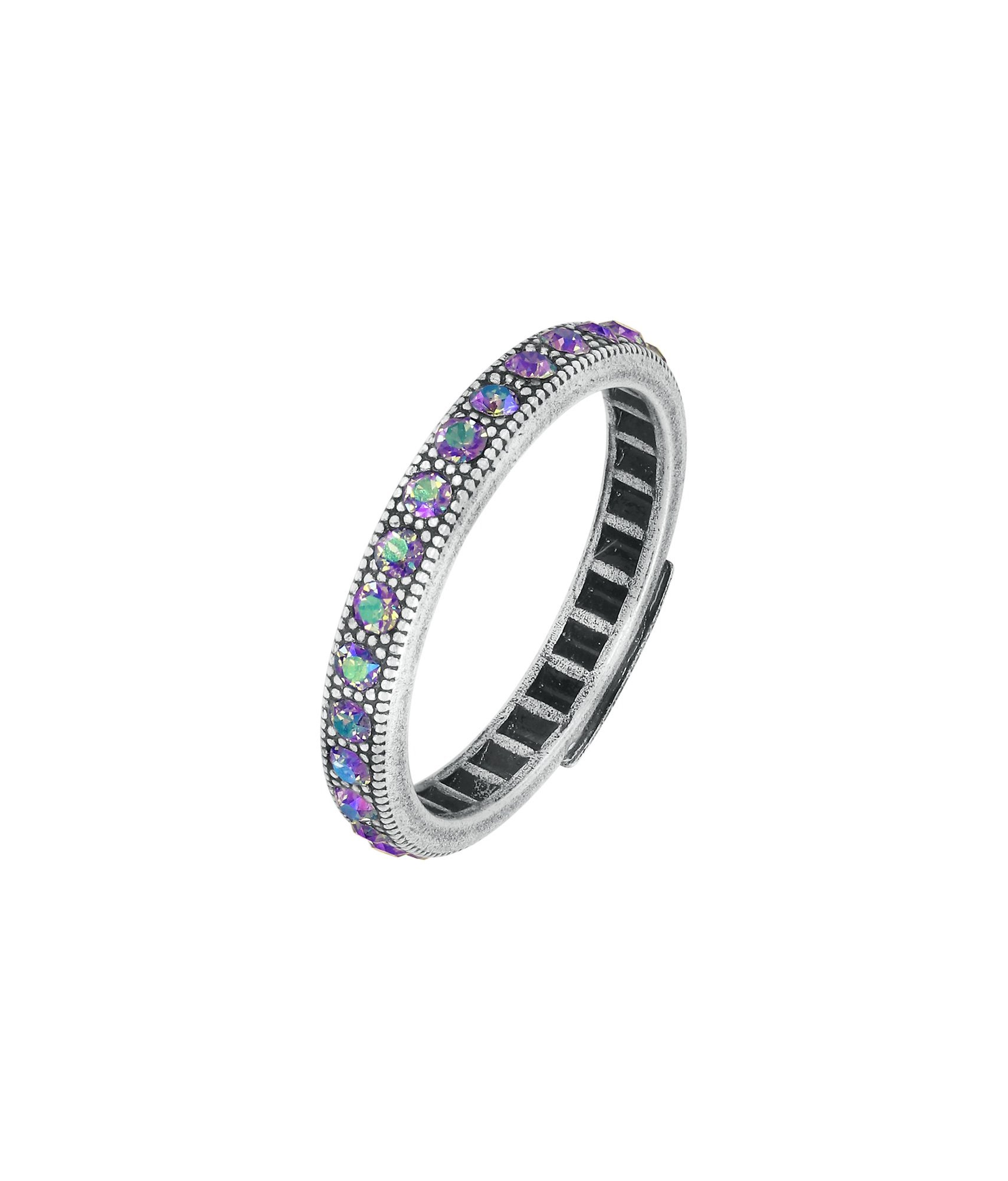 Bild für Ring Colour Ring Lila crystal paradise shine Größe M