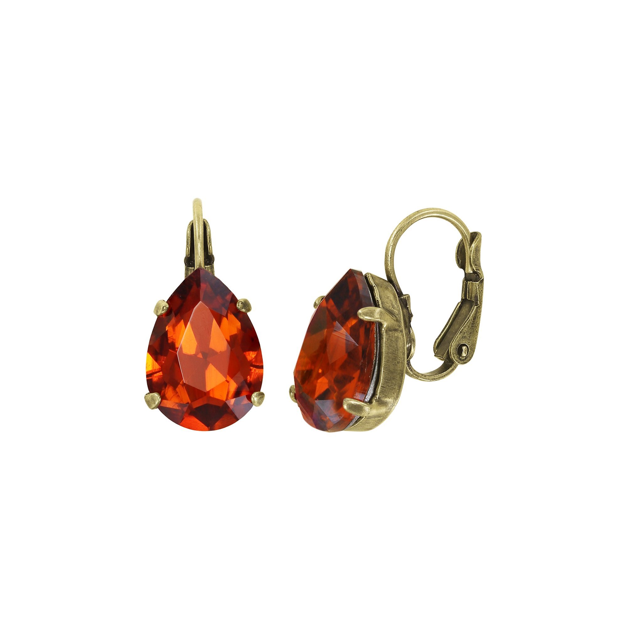 image pour Boucles d'oreilles Eurowire Gothic Parisienne Orange tangerine 