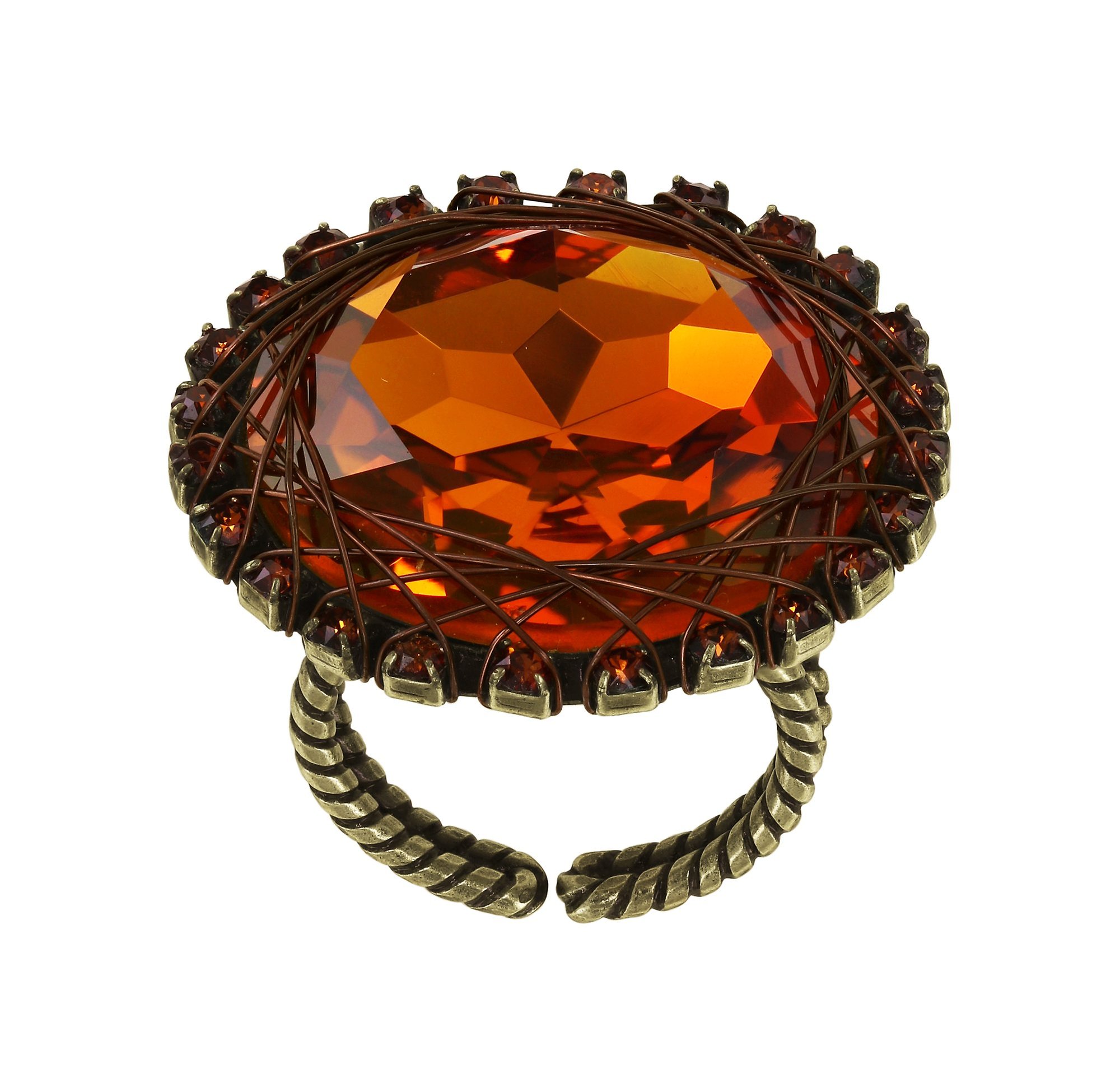 image for Ring Gem Royale Brown  size L