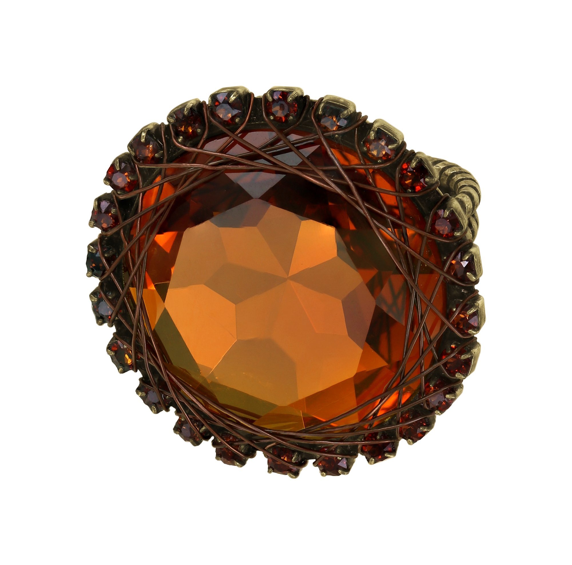 image for Ring Gem Royale Brown  size L