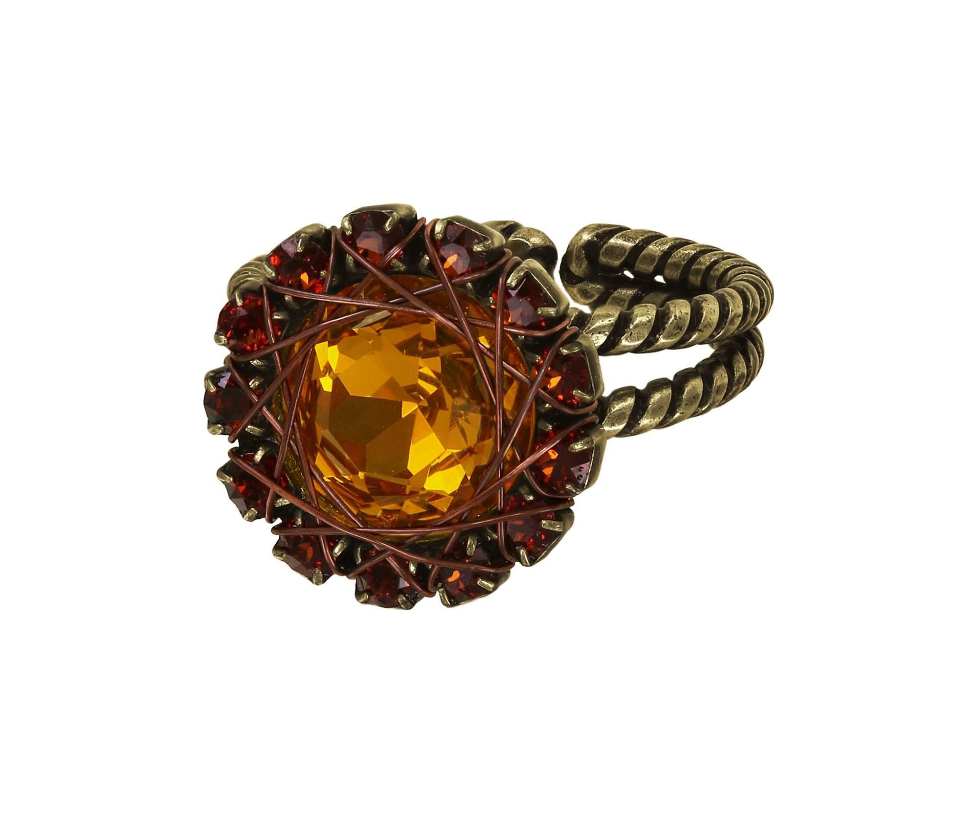 image for Ring Gem Royale Brown  size S