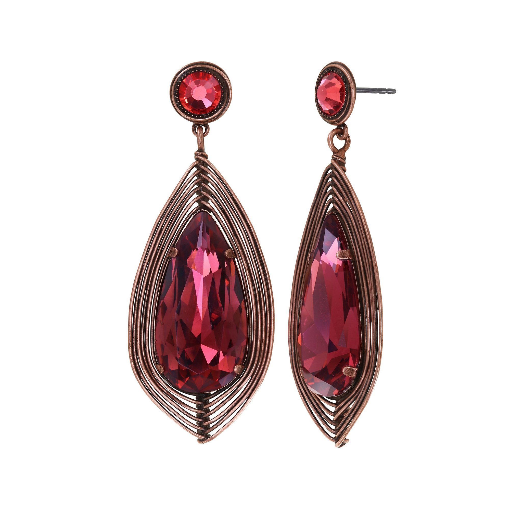 image pour Clou d'oreille pendant Amazonia Coralline  size L