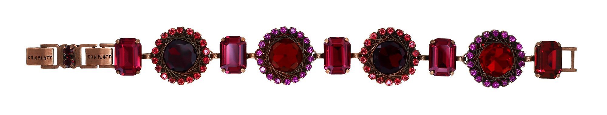 image for Bracelet Gem Royale Red / Dark Rose  size M