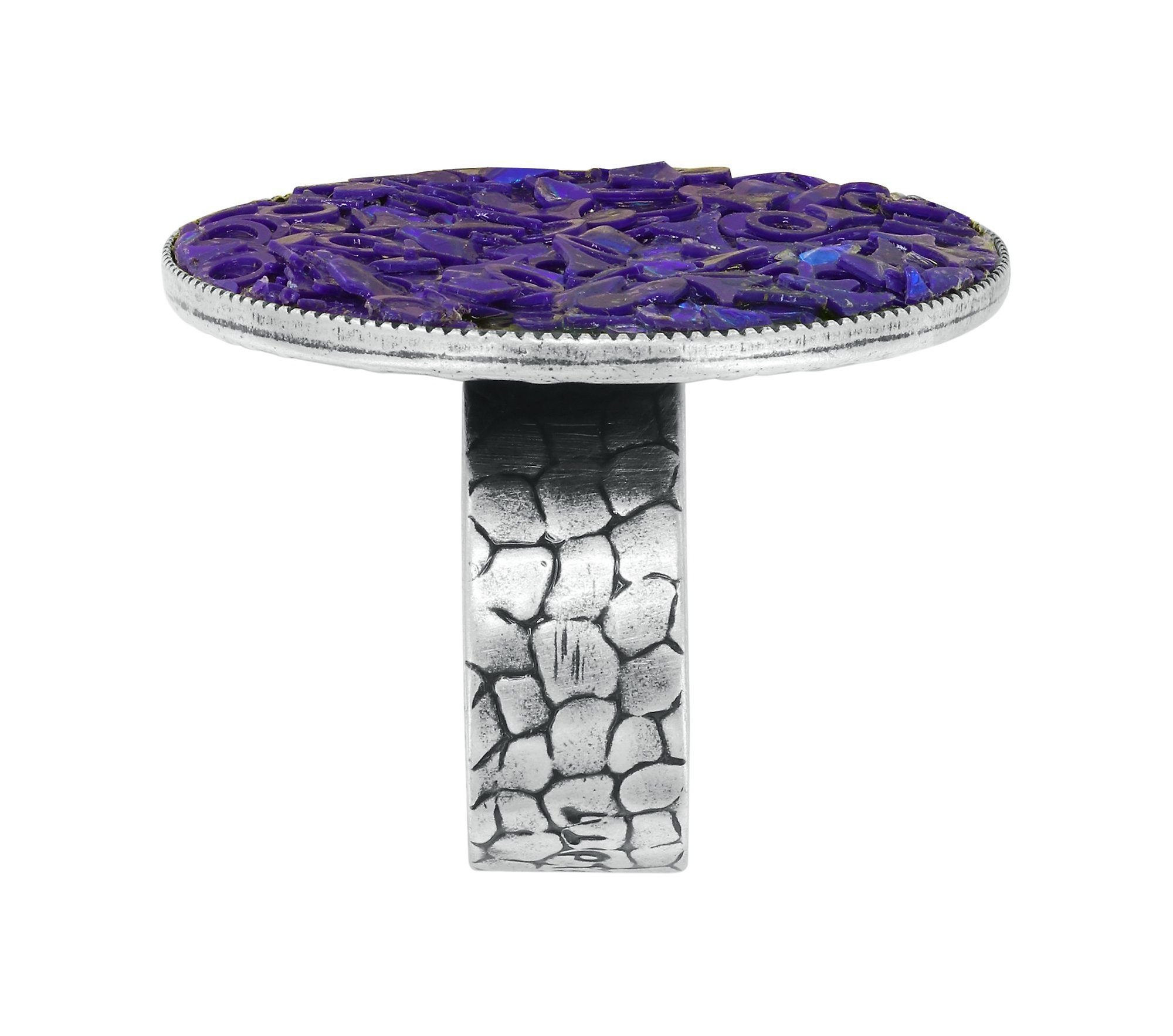 image for Ring Studio 54 Blue / Lila  size L