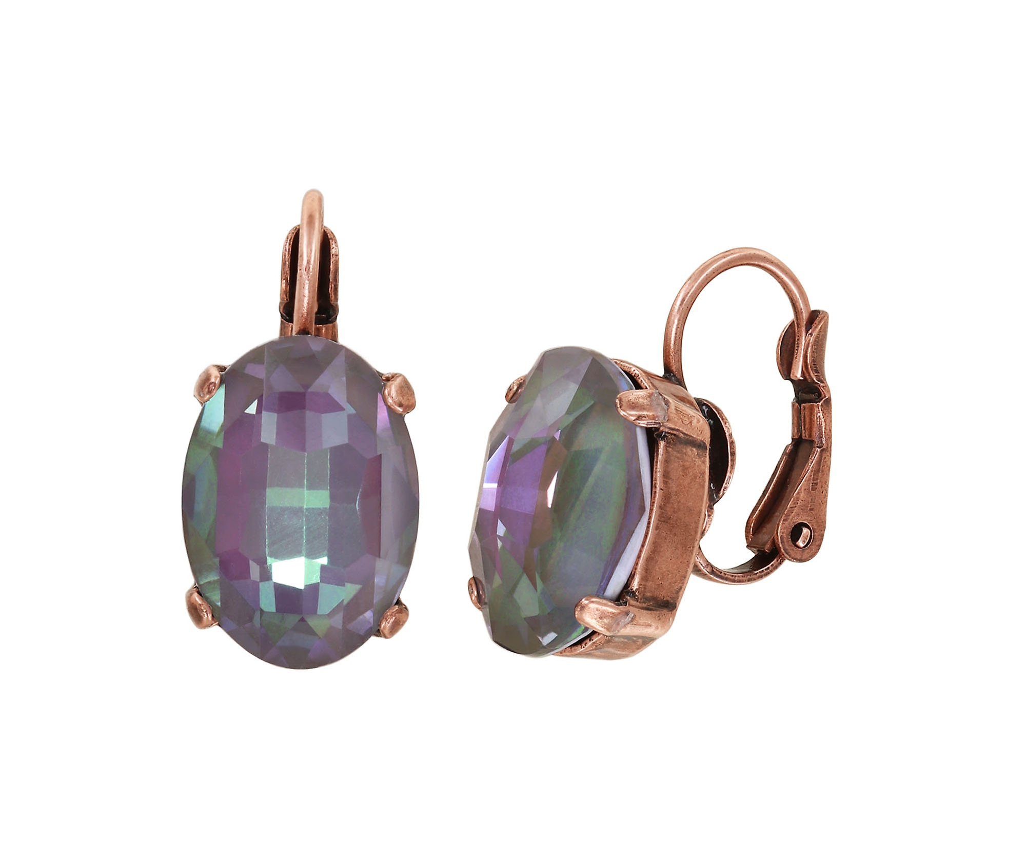 image for Earring Eurowire Daily Desire Green / Lila  