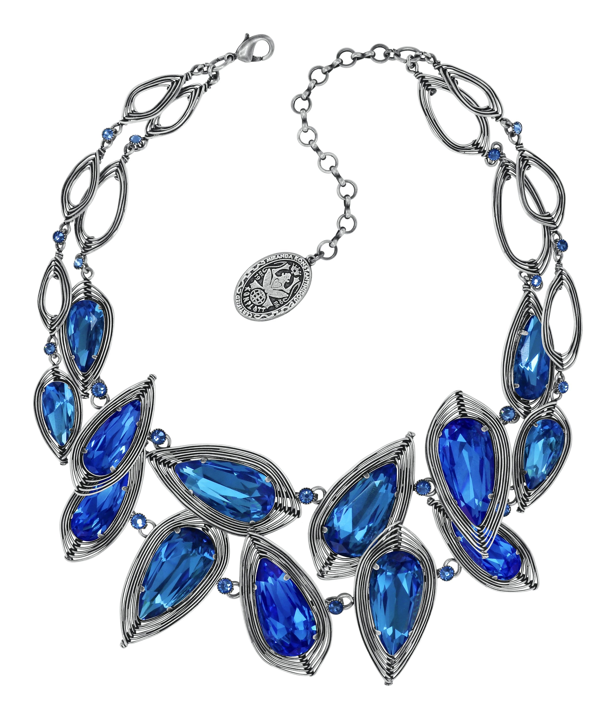 image for Necklace collier Amazonia Blue  