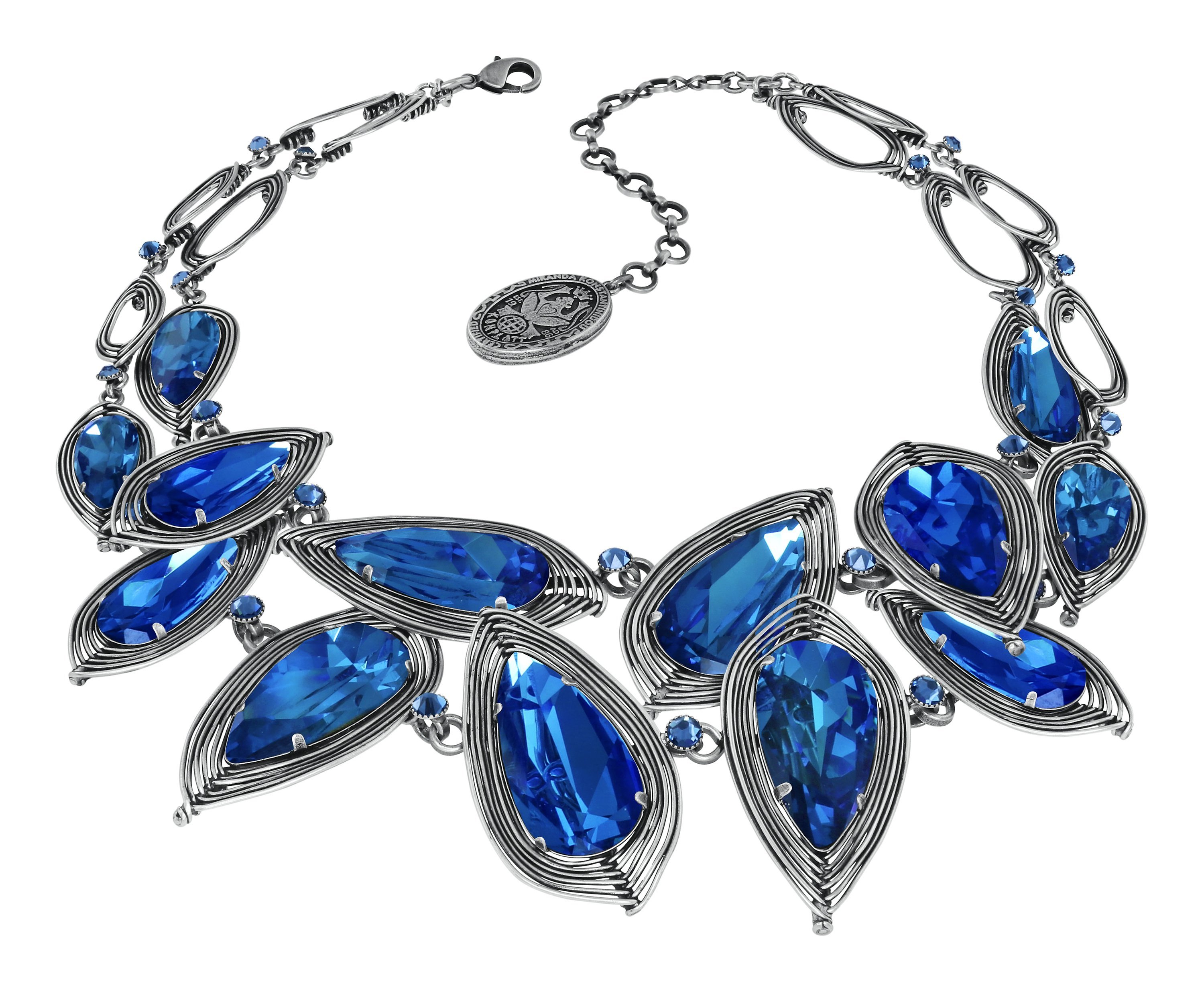 Bild für Halskette Collier Amazonia Blau  