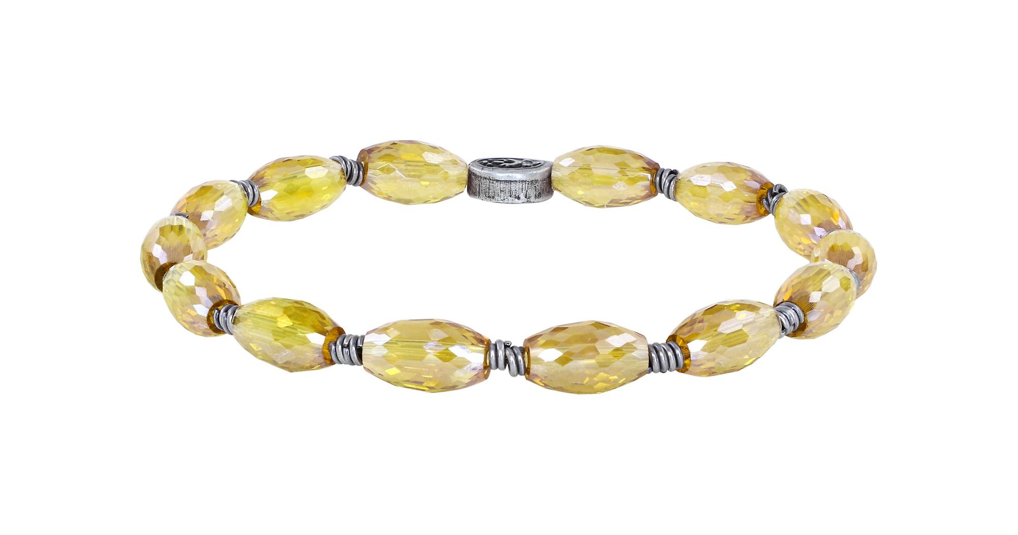 image for Bracelet elastic Petit Glamour d´Afrique Yellow  