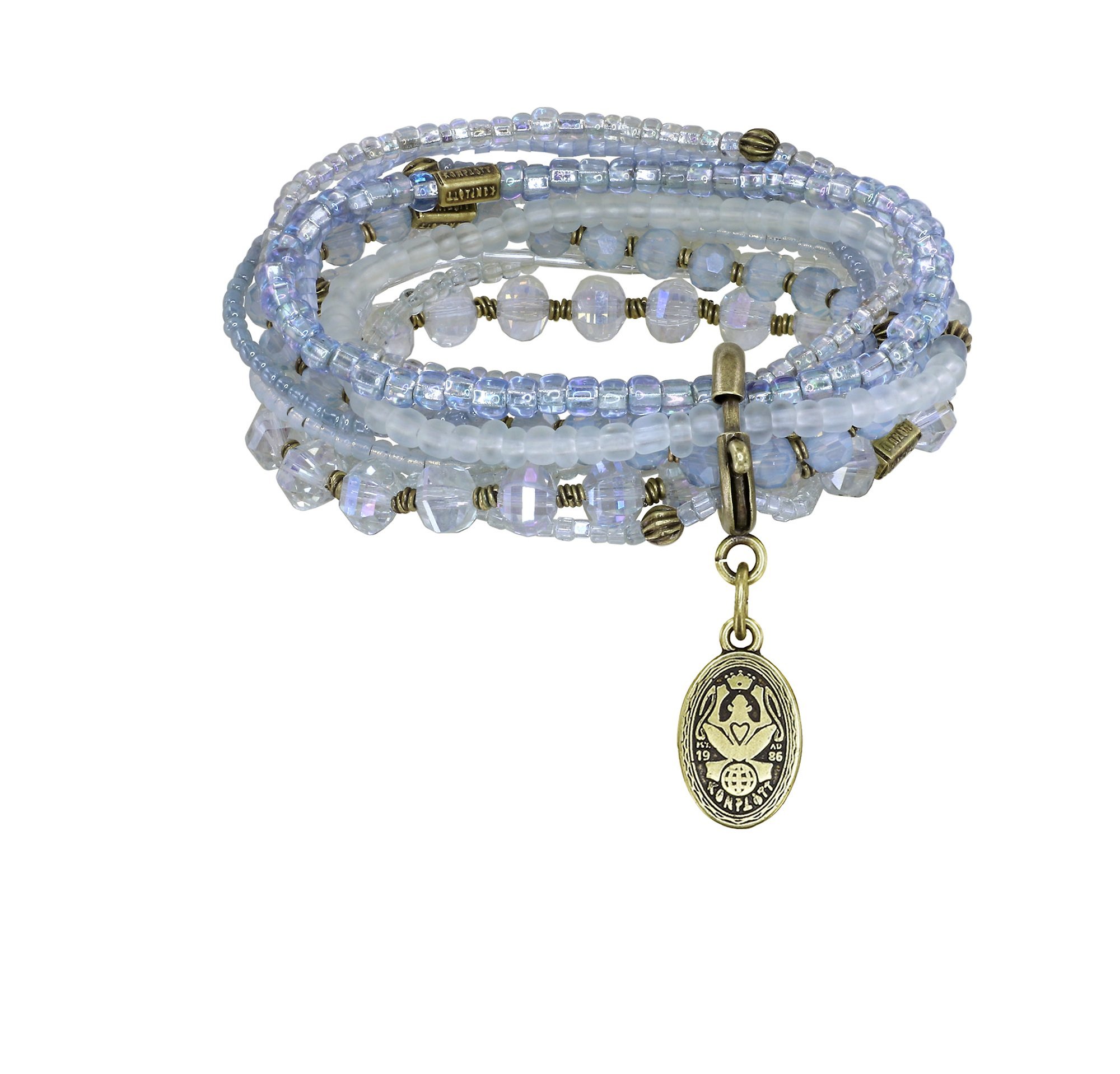 Bild für Armband elastisch Petit Glamour d´Afrique Weiß  