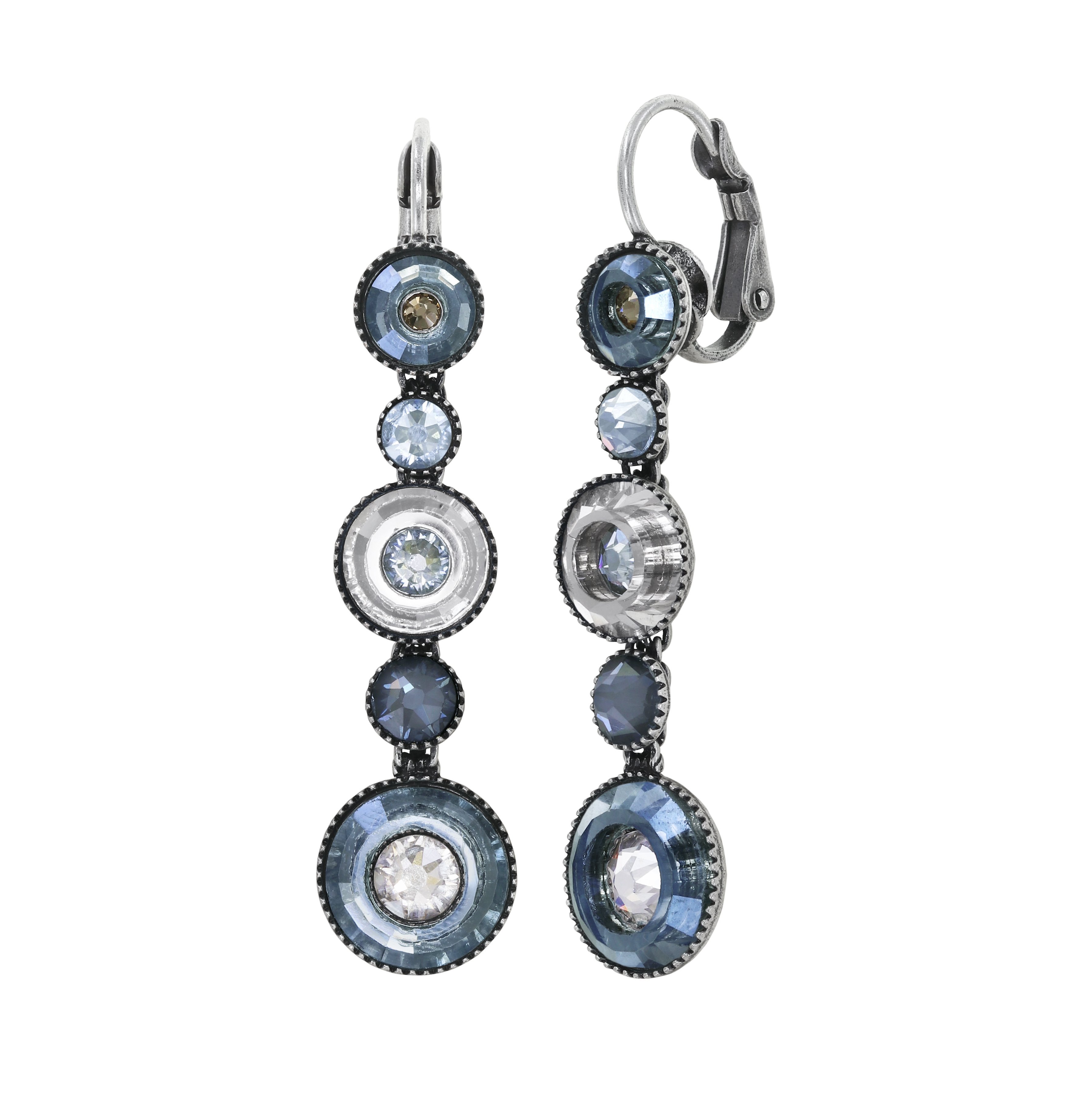 image for Earring Eurowire Dangling Donutissima Grey  
