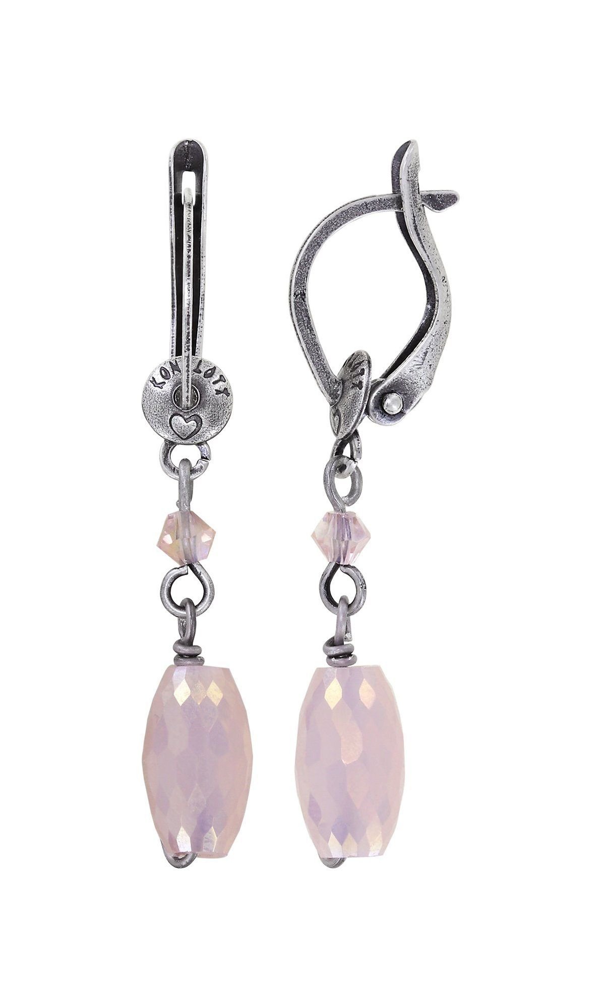 image pour Boucles d'oreilles pendantes Daily Desire Rose  