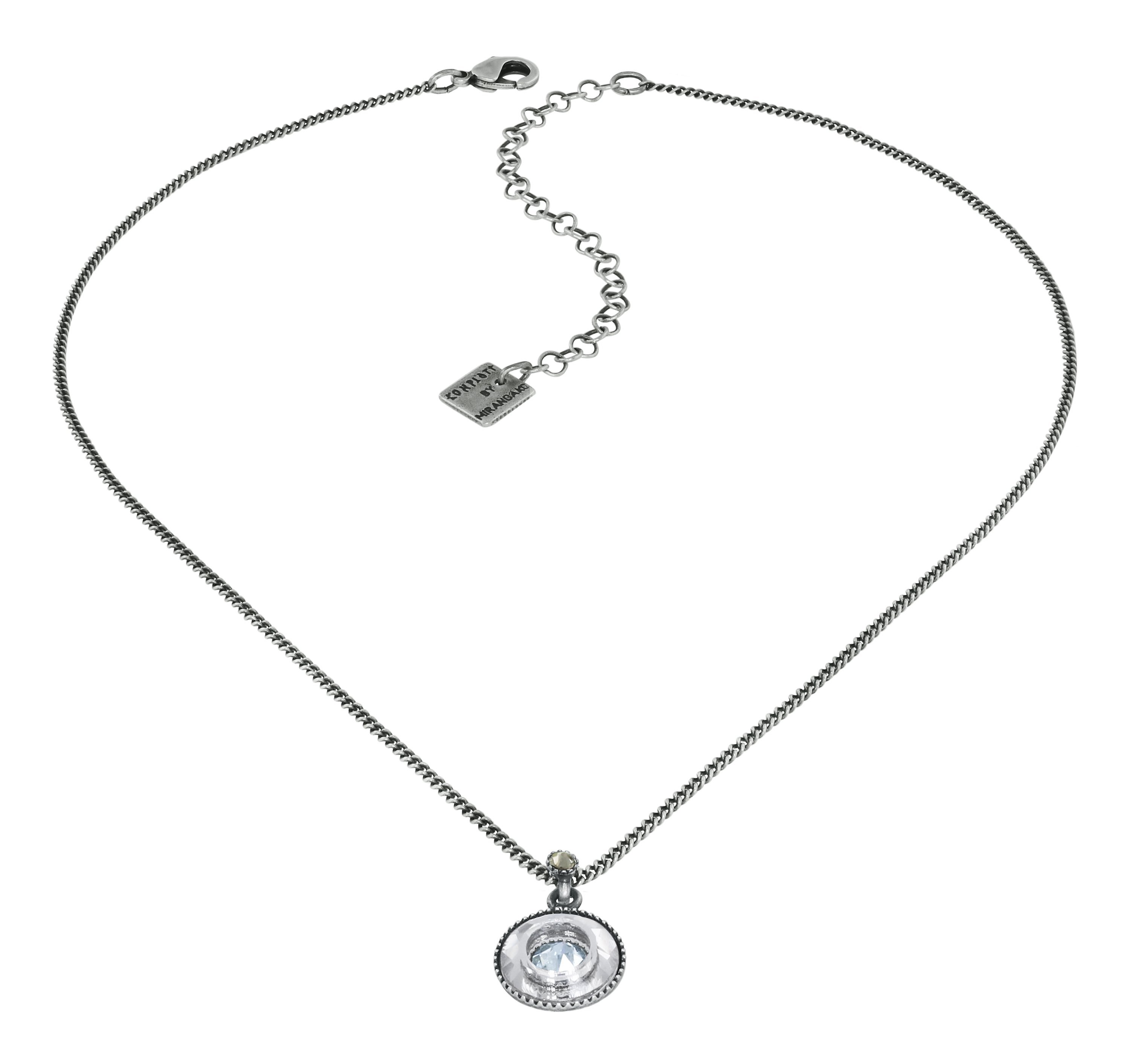 image for Necklace Pendant Donutissima Grey  