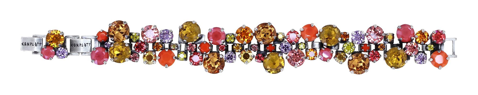 image pour Bracelet Ballroom Classic Glam Marron / Orange  