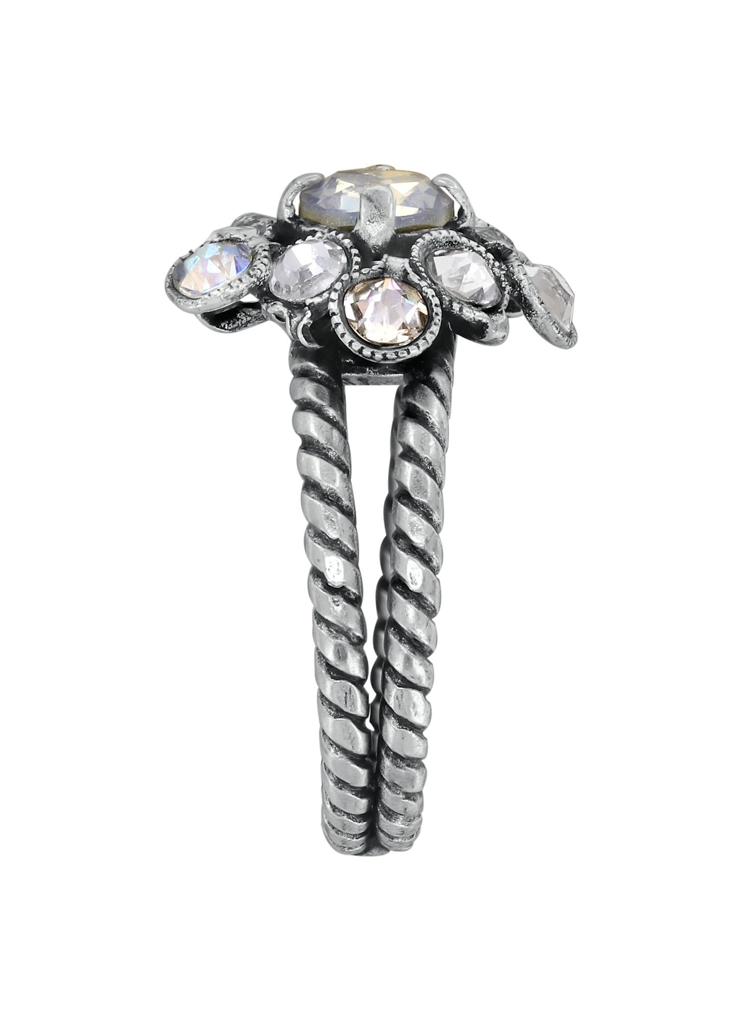 Bild für Ring Caviar Treasure Weiß  