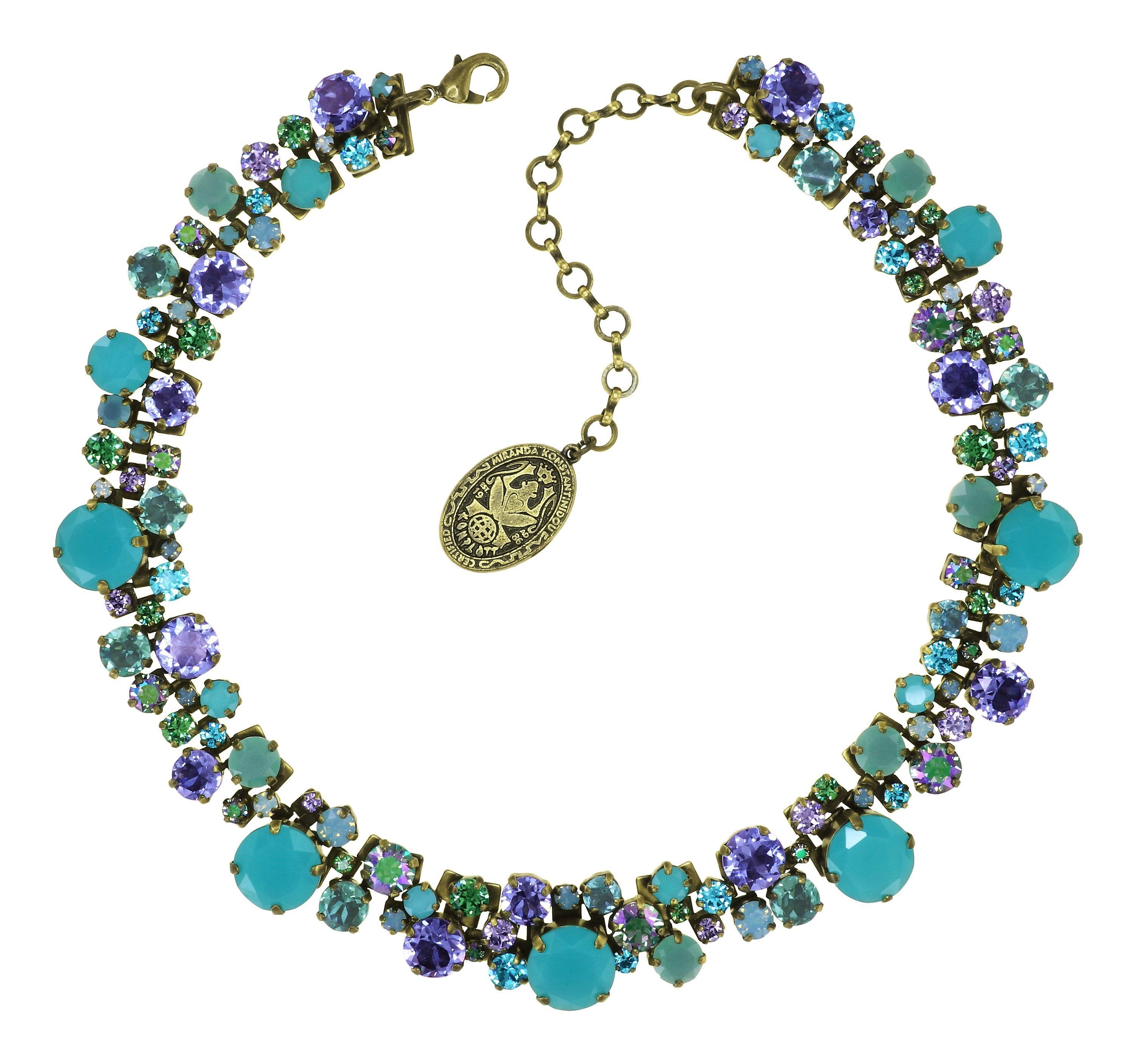 image pour Collier Collier Ballroom Classic Glam Vert / Lila  