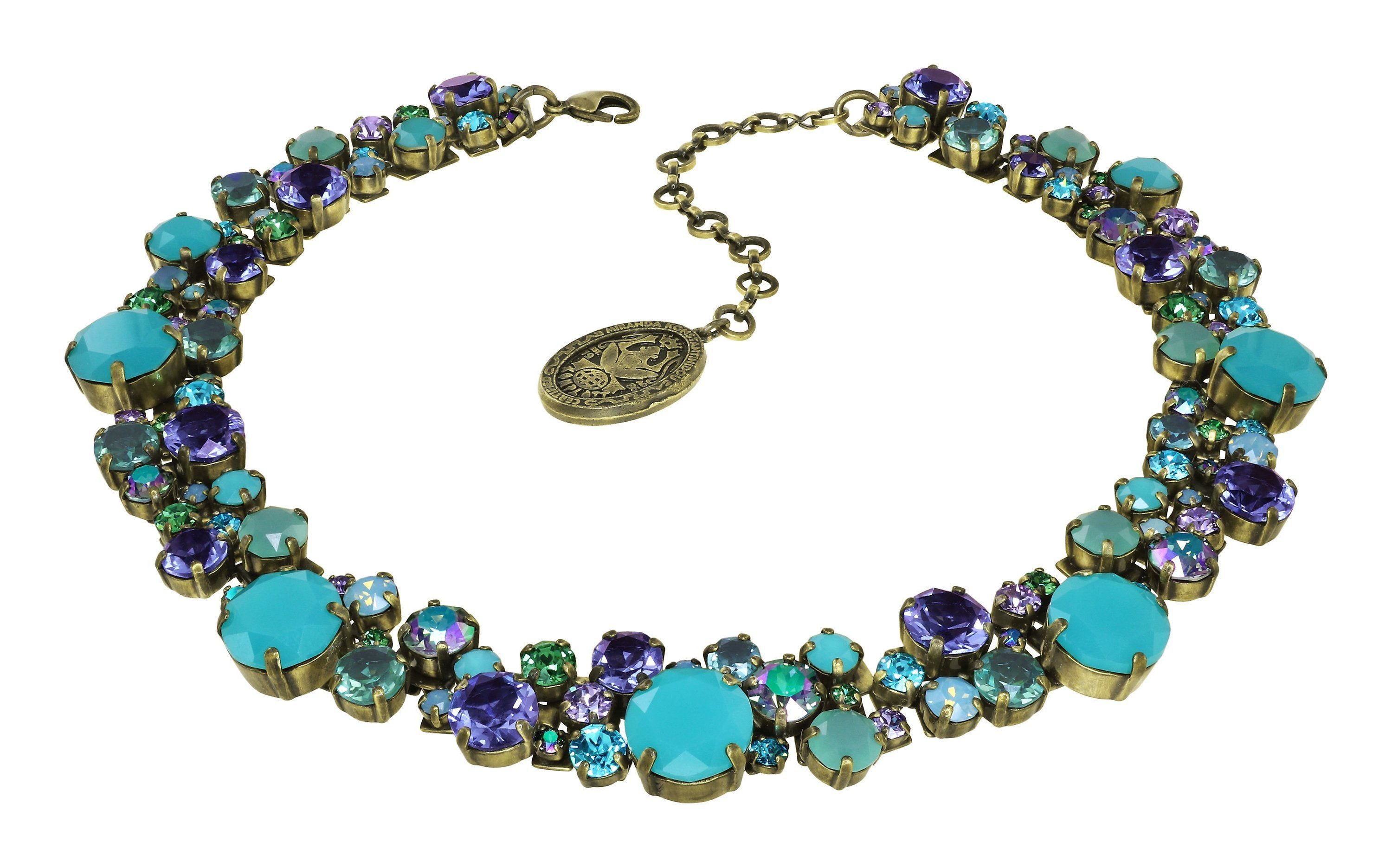 image pour Collier Collier Ballroom Classic Glam Vert / Lila  