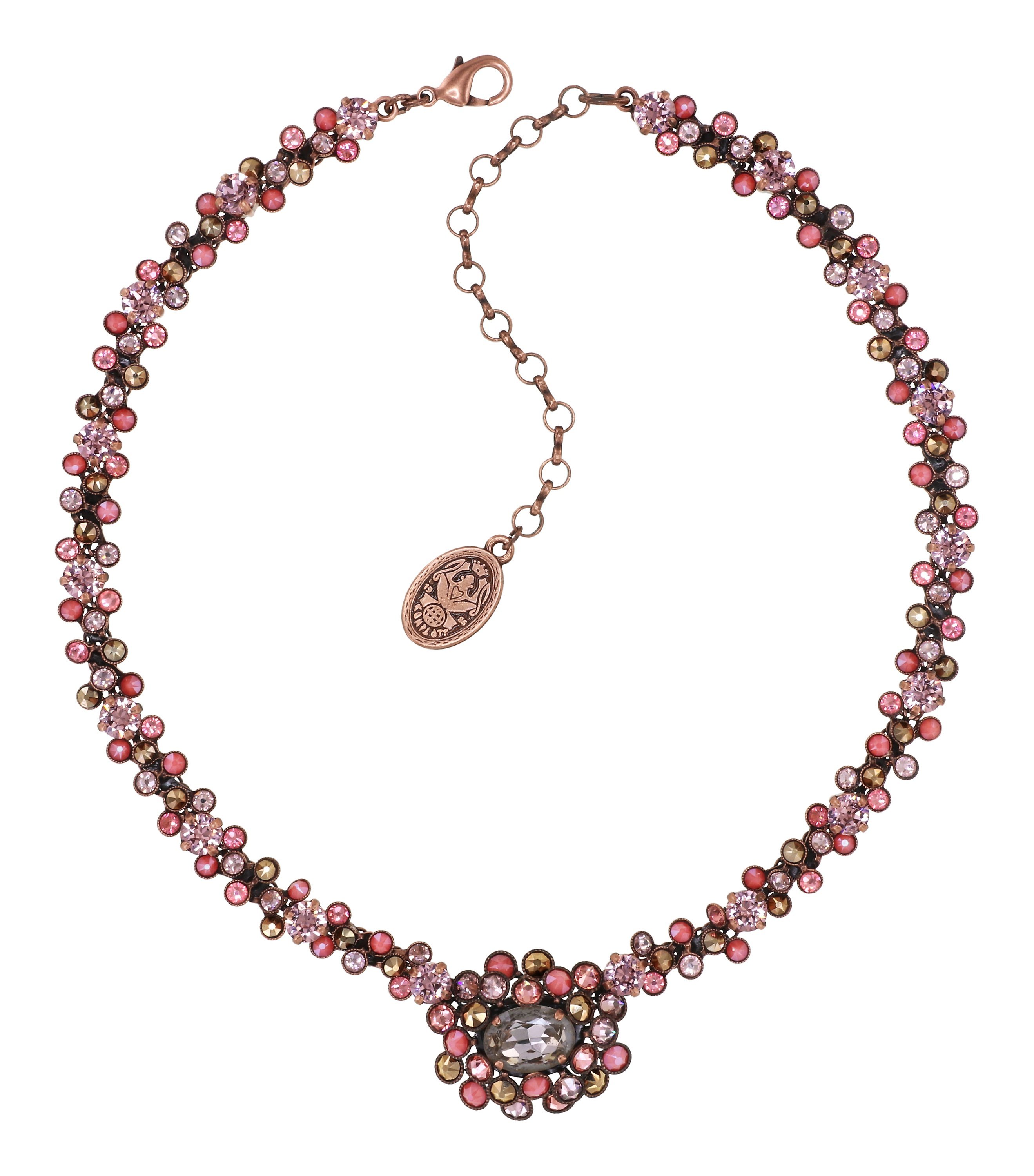 image for Necklace Caviar Treasure Beige / Pink  
