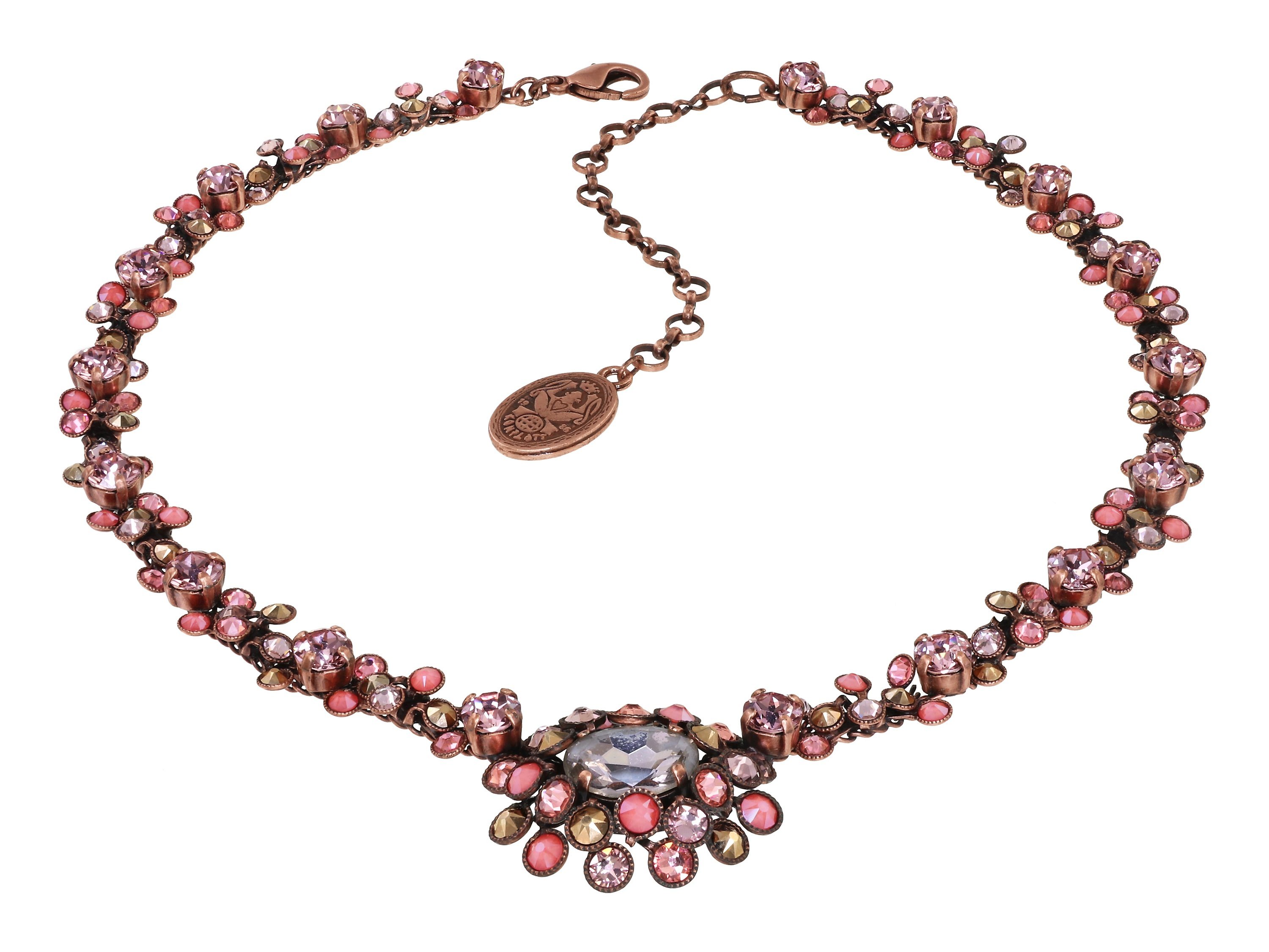 Bild für Halskette Caviar Treasure Beige / Pink  