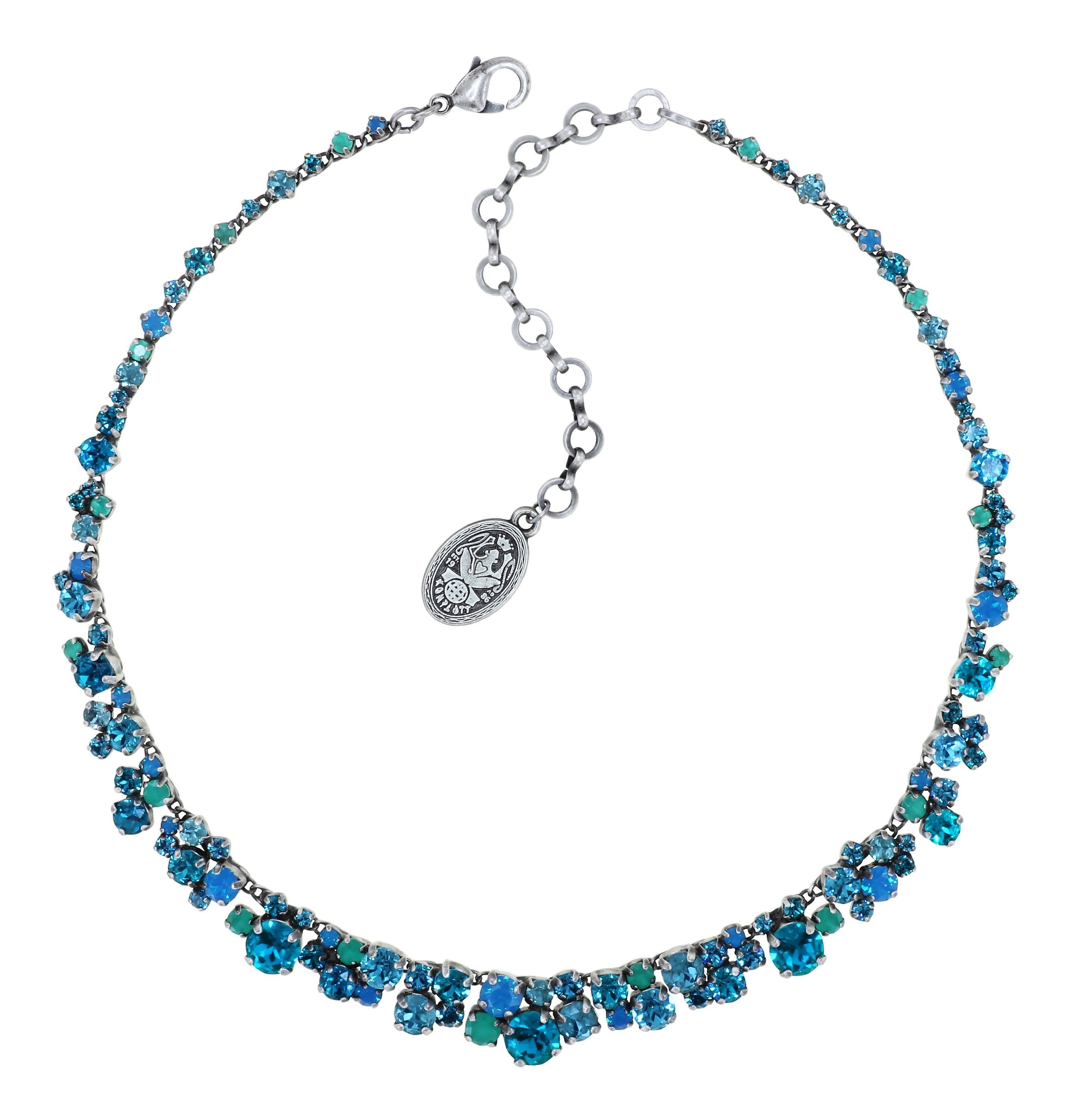 image for Necklace Ballroom Classic Glam Blue / Green  