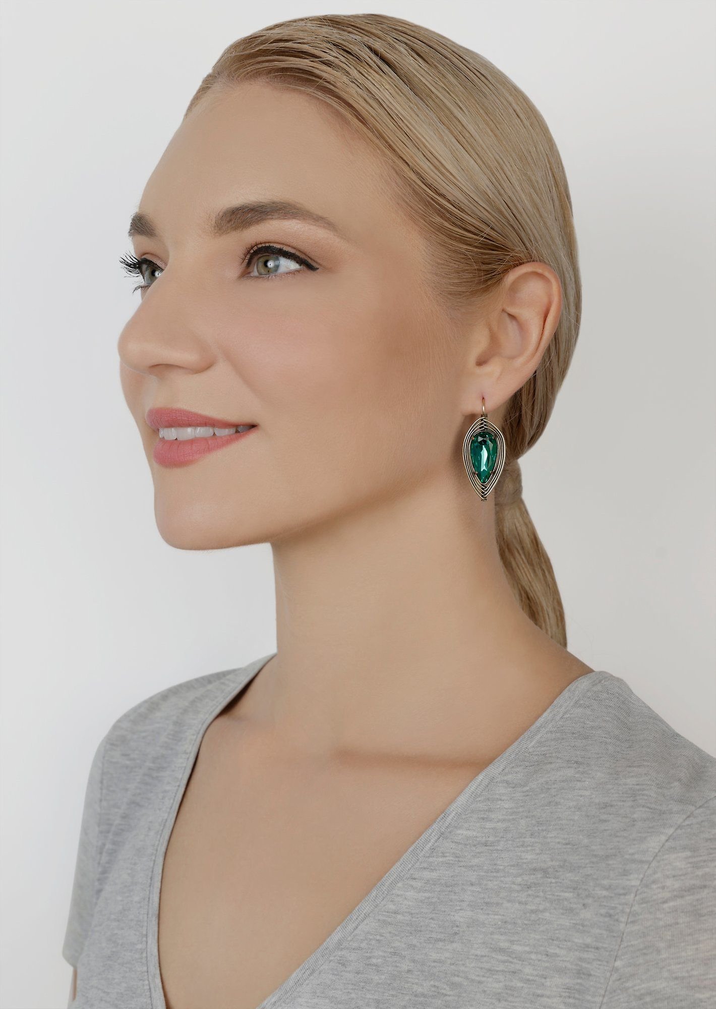 image pour Boucles d'oreilles Eurowire Amazonia Vert  size S