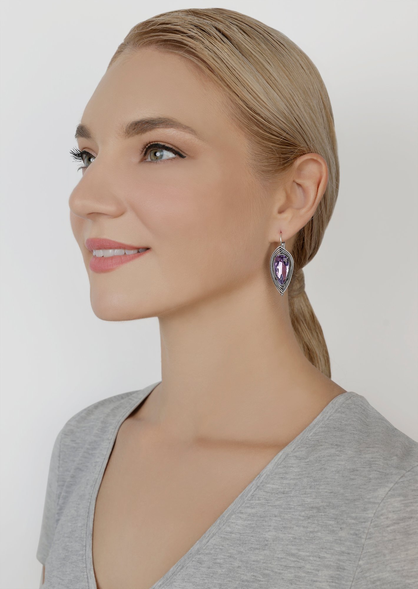 image for Earring Eurowire Amazonia Lila  size S