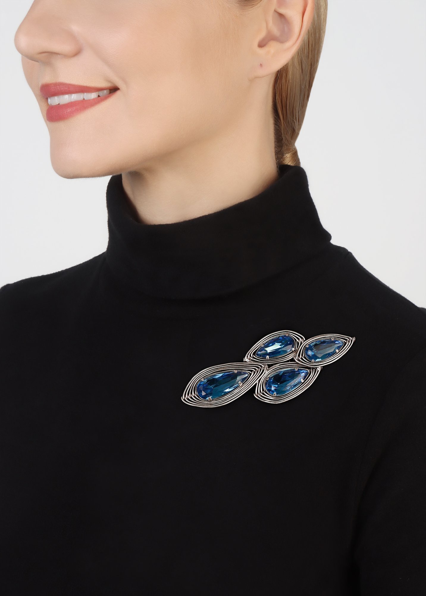 image for Brooch Amazonia Blue  